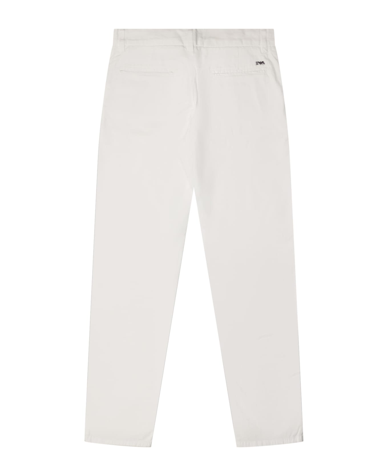Emporio Armani Logo Pants - Bianco Ottico