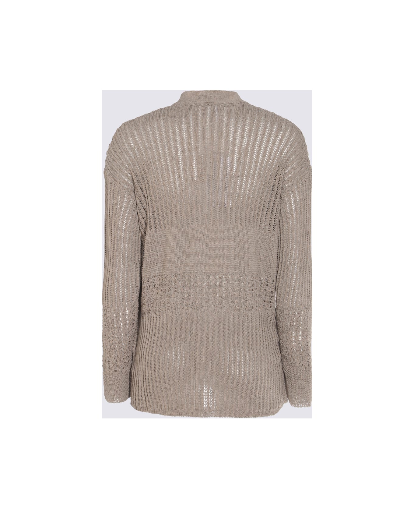 Max Mara Grey Cotton March Knitwear - Rope