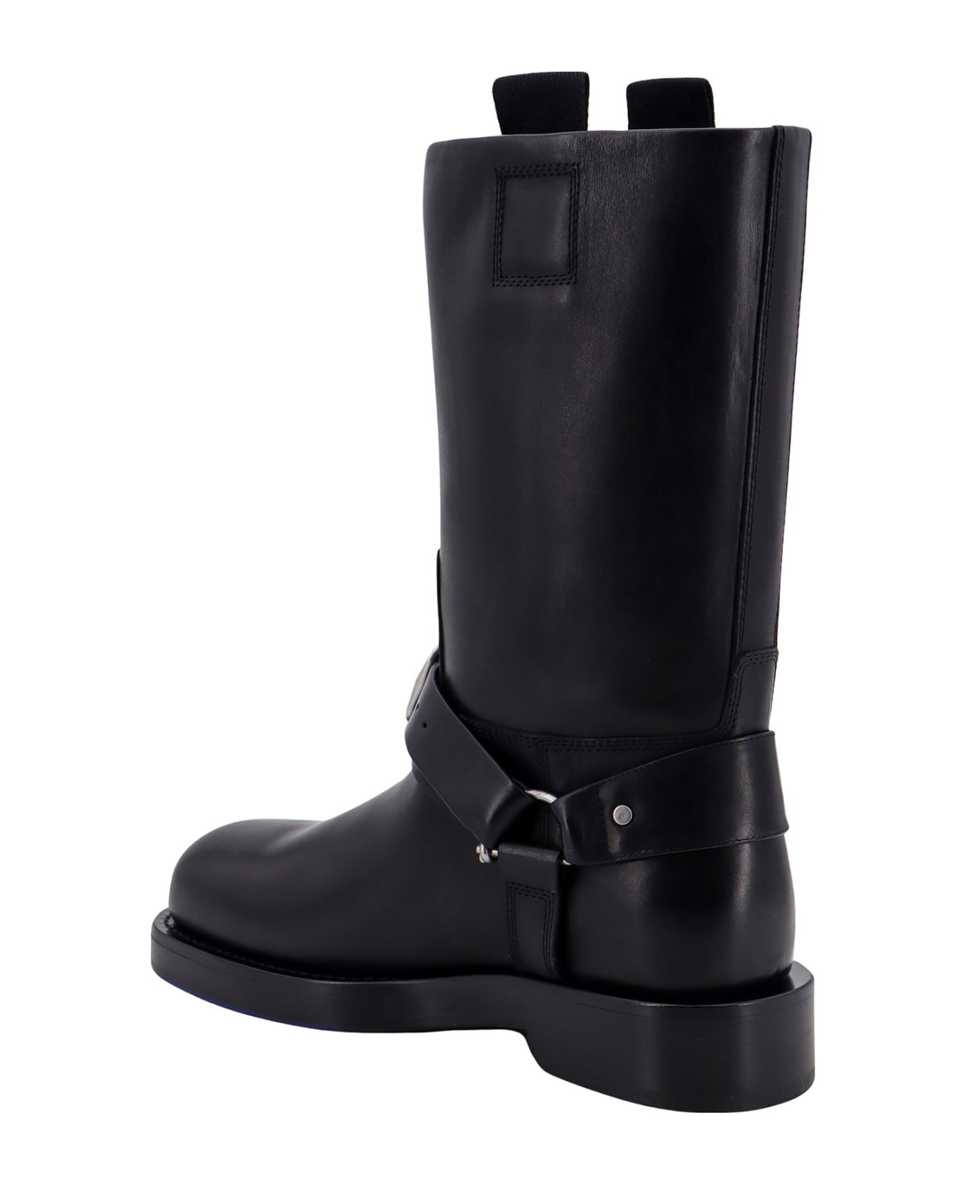Burberry Saddle Low Boots - Black ブーツ
