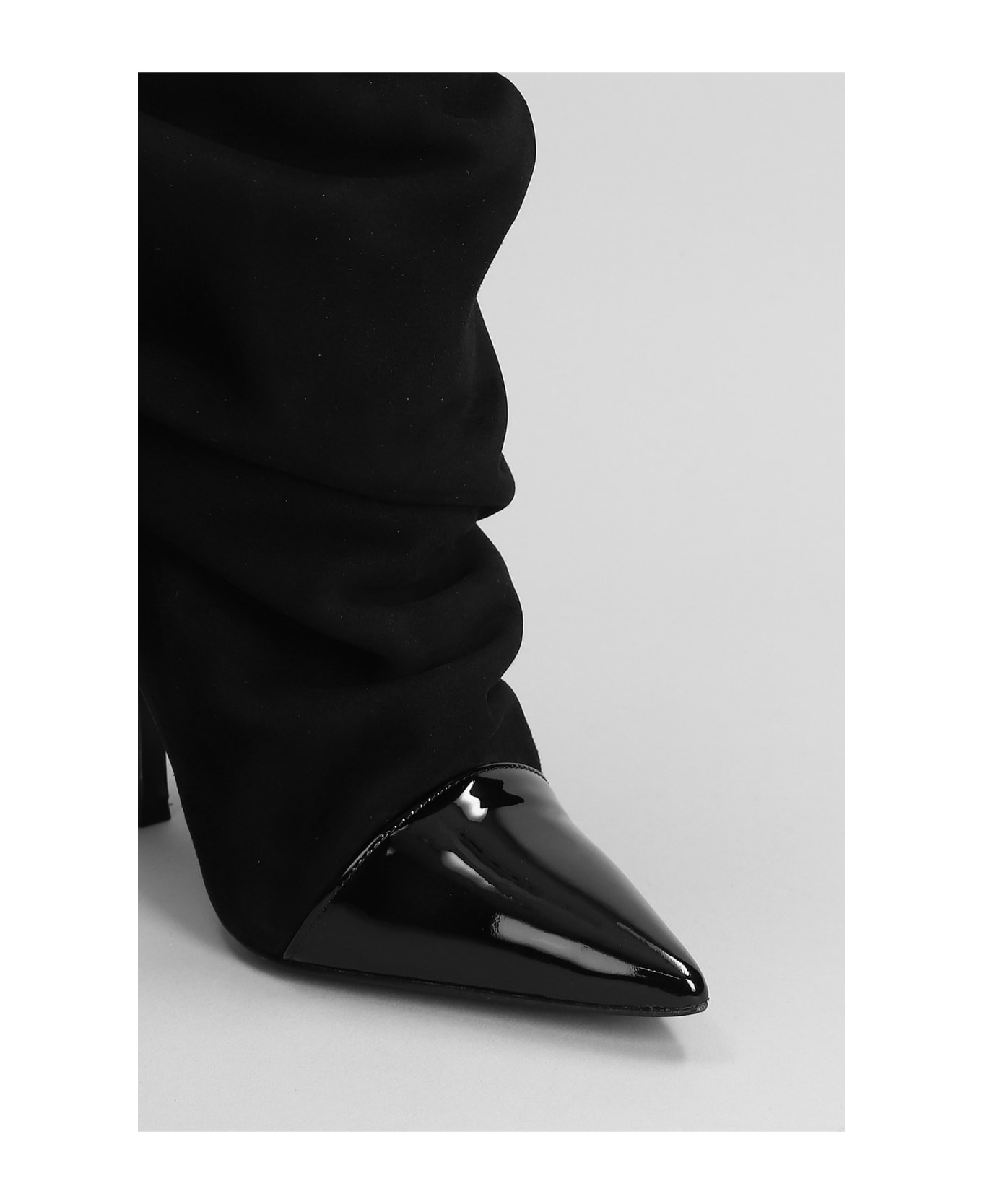 Marc Ellis High Heels Ankle Boots In Black Suede - black