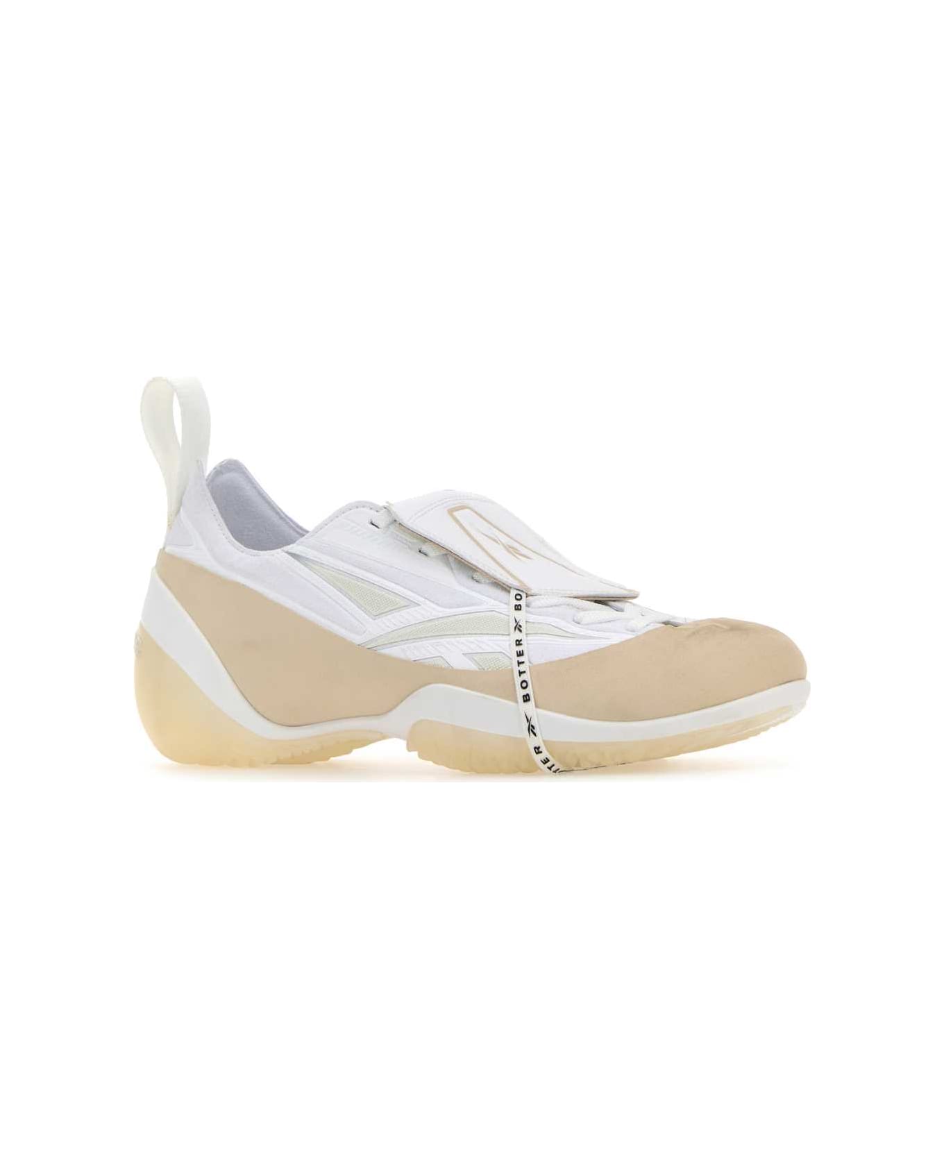Reebok Two-tone Rubber And Fabric Reebok X Botter Energia Bo Kã¨ts Sneakers - WHITEBEIGE