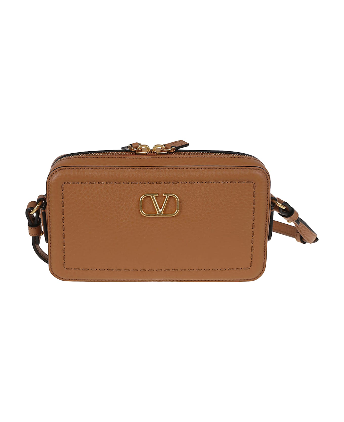 Valentino Garavani Mini Camera Case Alltime - Kel Almond Beige