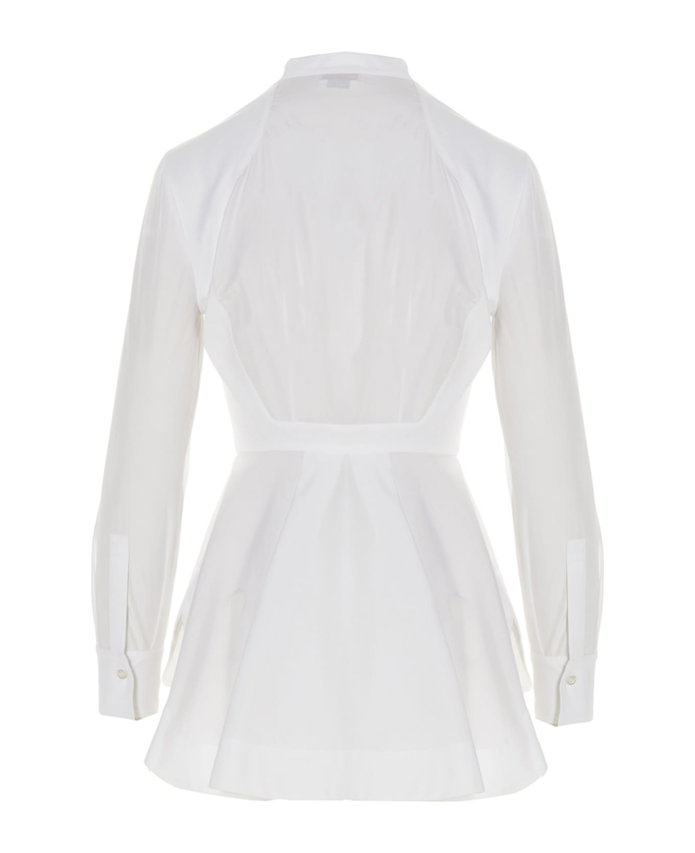 Alexander McQueen 'harness Peplum' Shirt - White