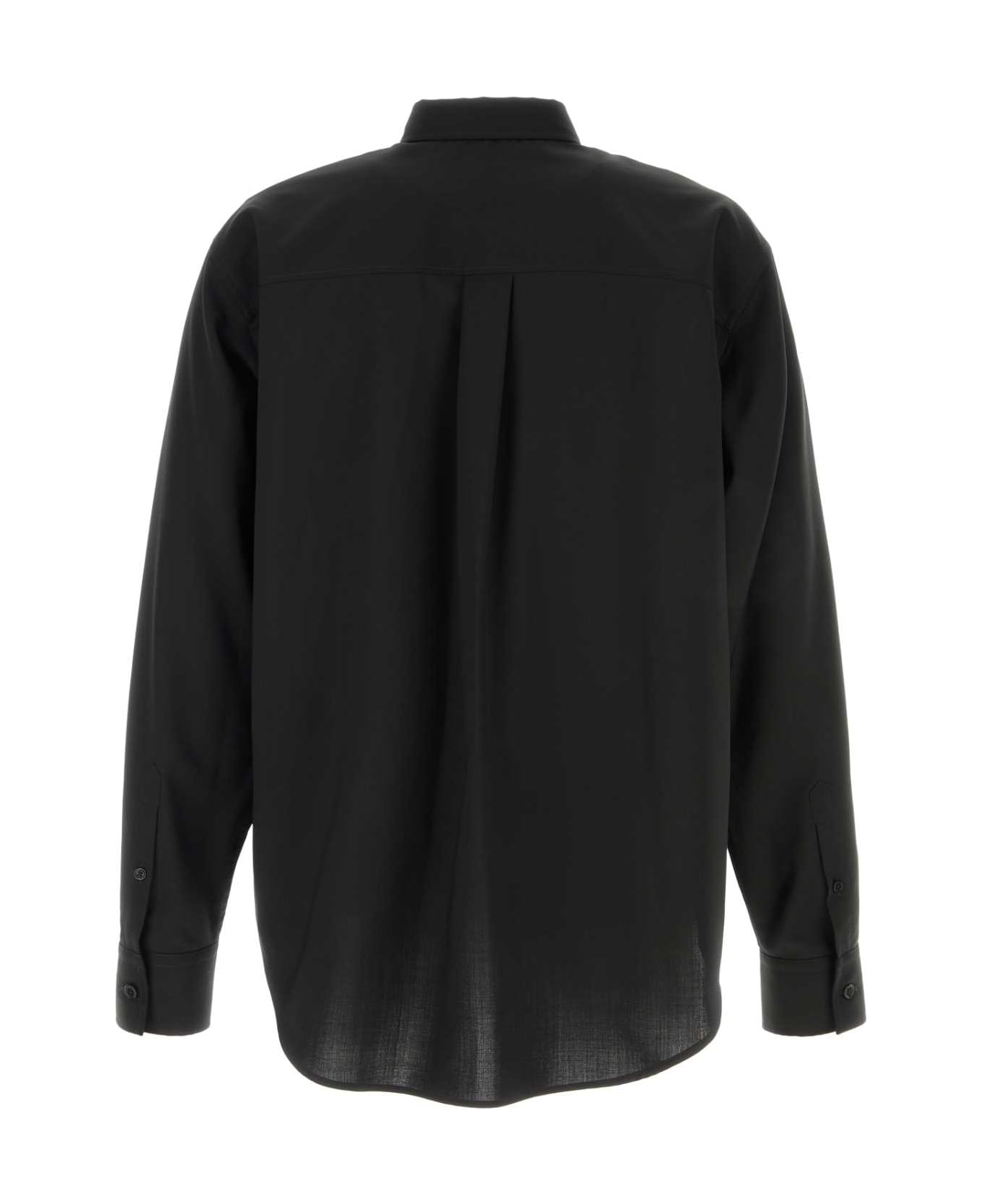 Fendi Black Wool Shirt - Black
