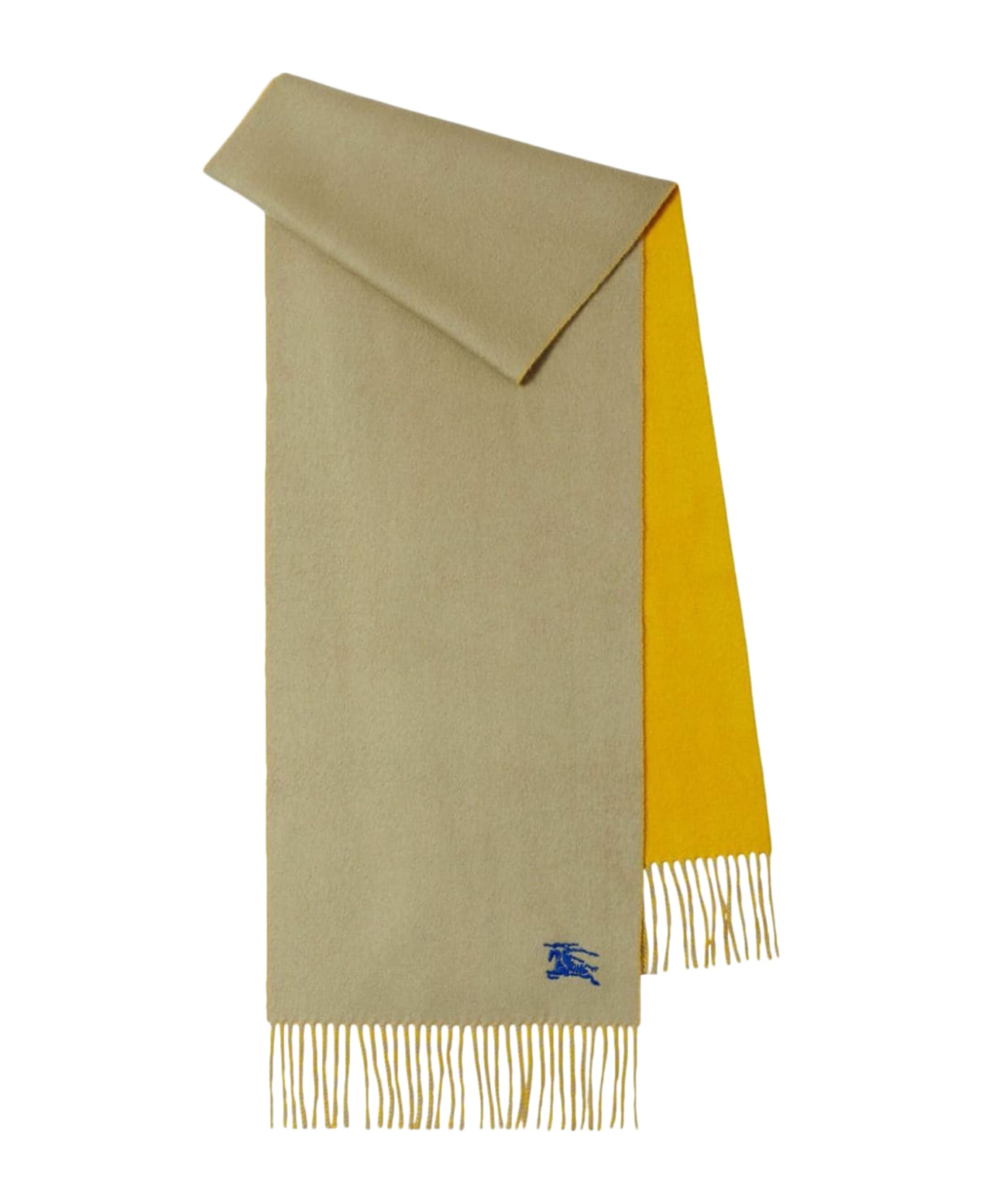 Burberry Logo Patch Reversible Scarf - Hunter Pear