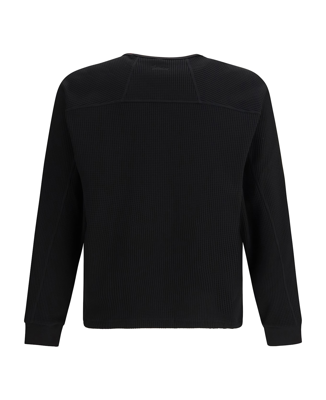 Herno Laminar Longsleeve T-shirt In Honeycomb Cotton Jersey