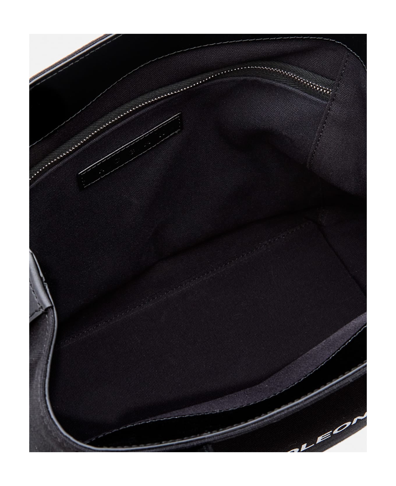 Hogan Medium Script Canvas Shopping Bag