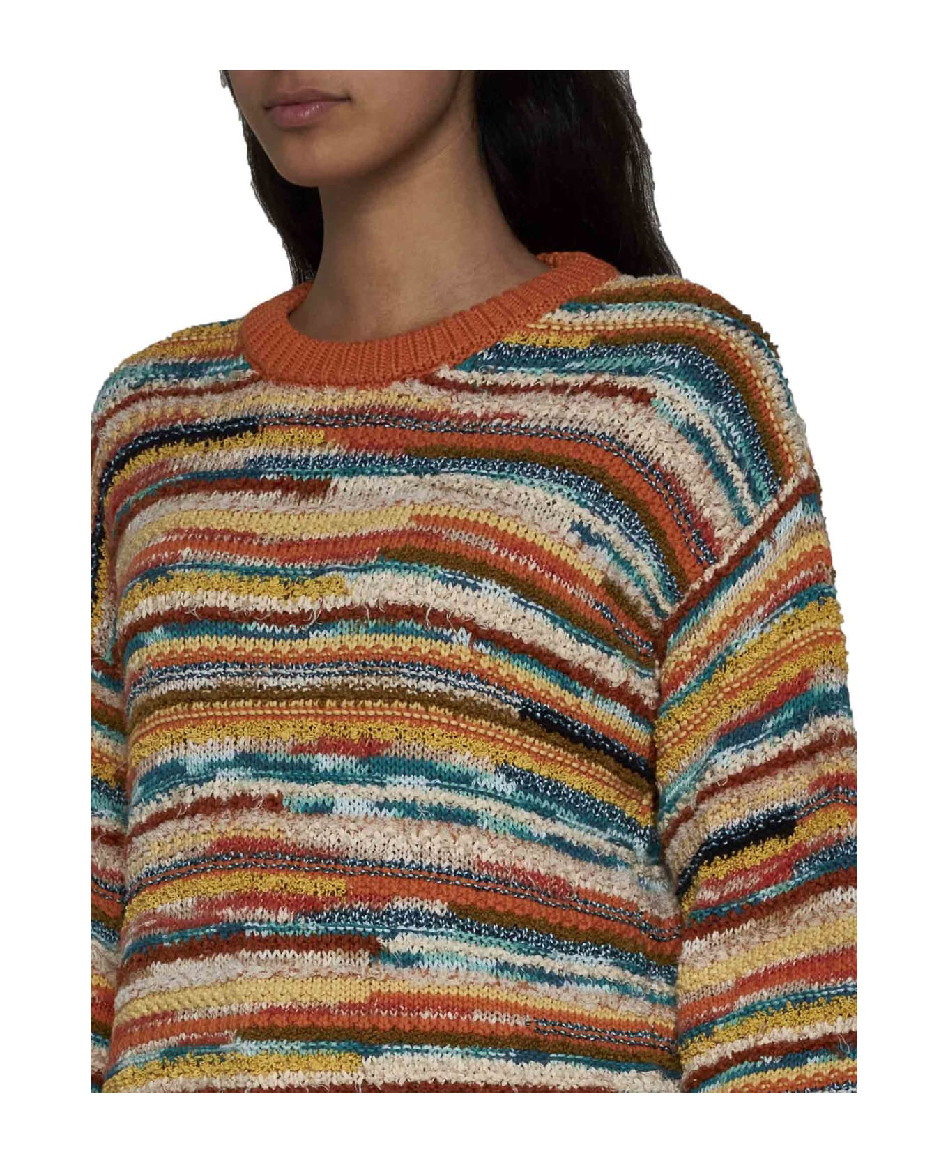 Alanui Sweater - Orange multicolor