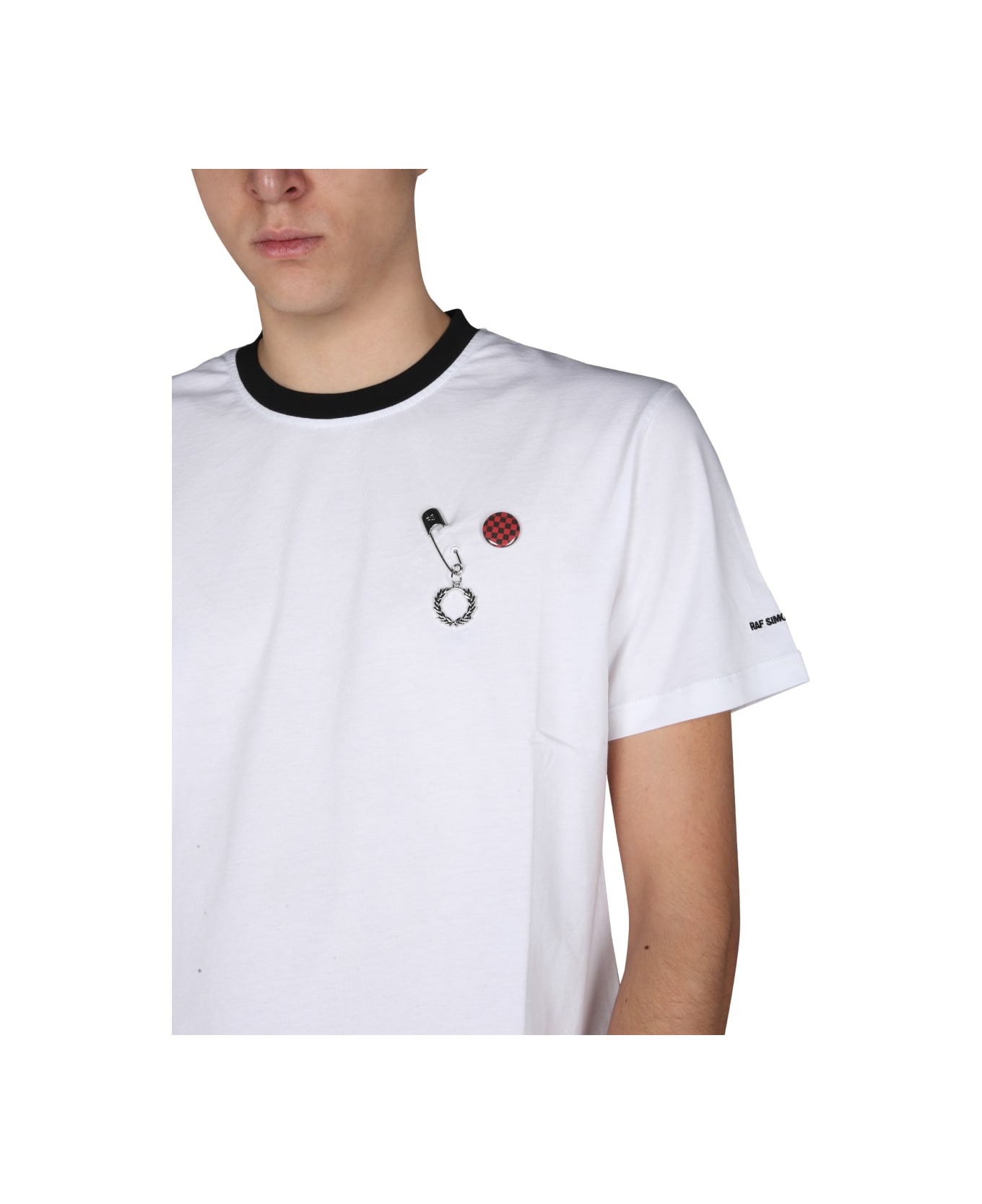 Fred Perry by Raf Simons Slim Fit T-shirt - WHITE