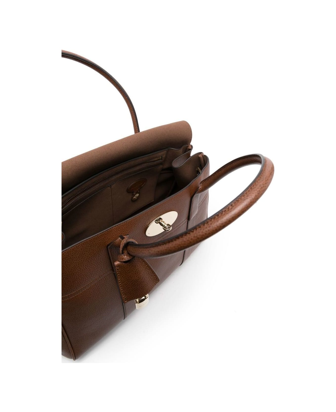 Mulberry Bayswater Brown Leather Handbag Mulberry Woman - Brown