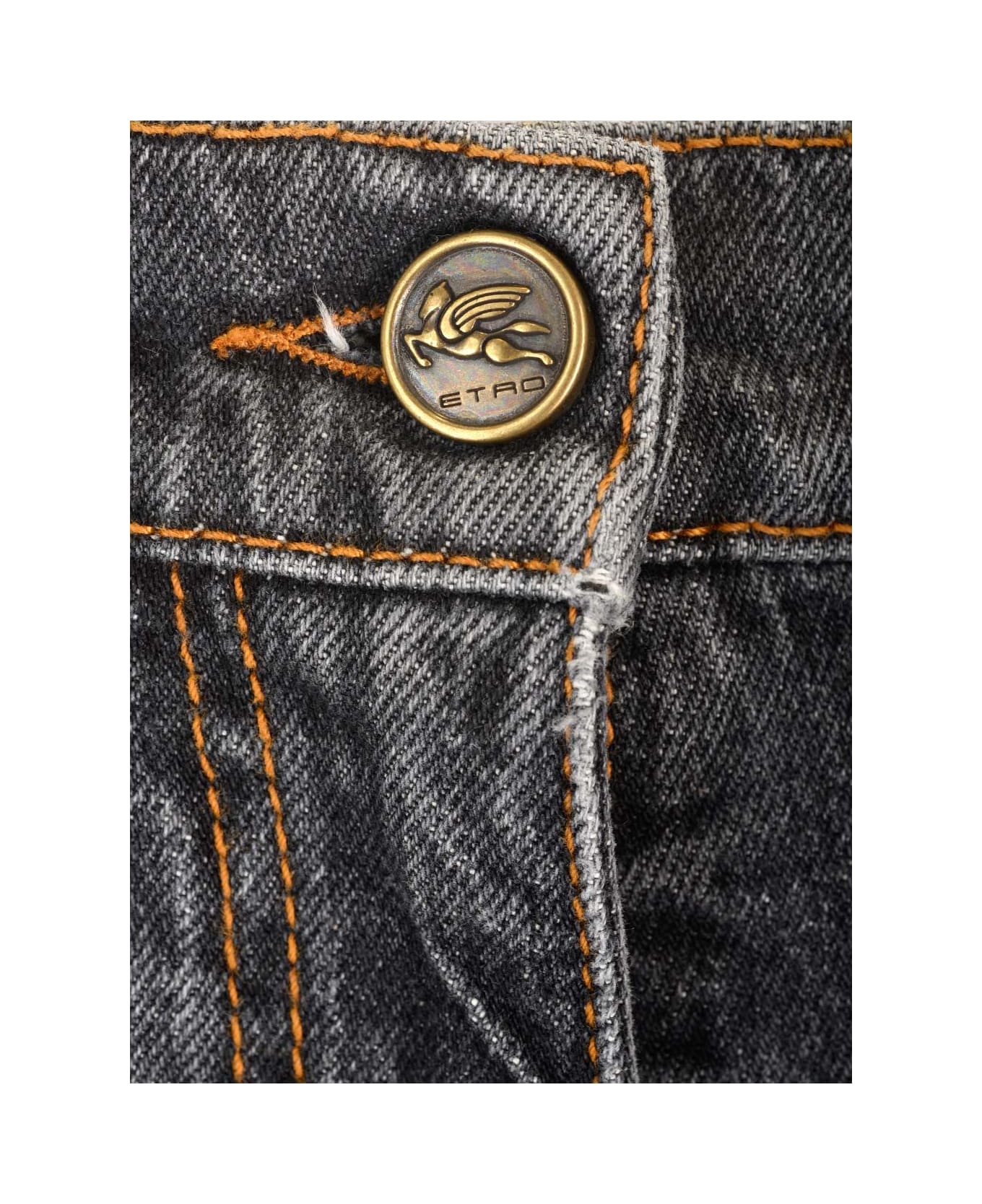Etro Wide Leg Jeans - GREY