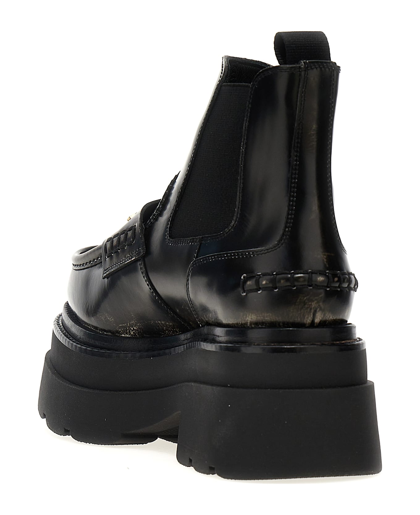 Alexander Wang 'carter Ankle Platform' Ankle Boots - Black  