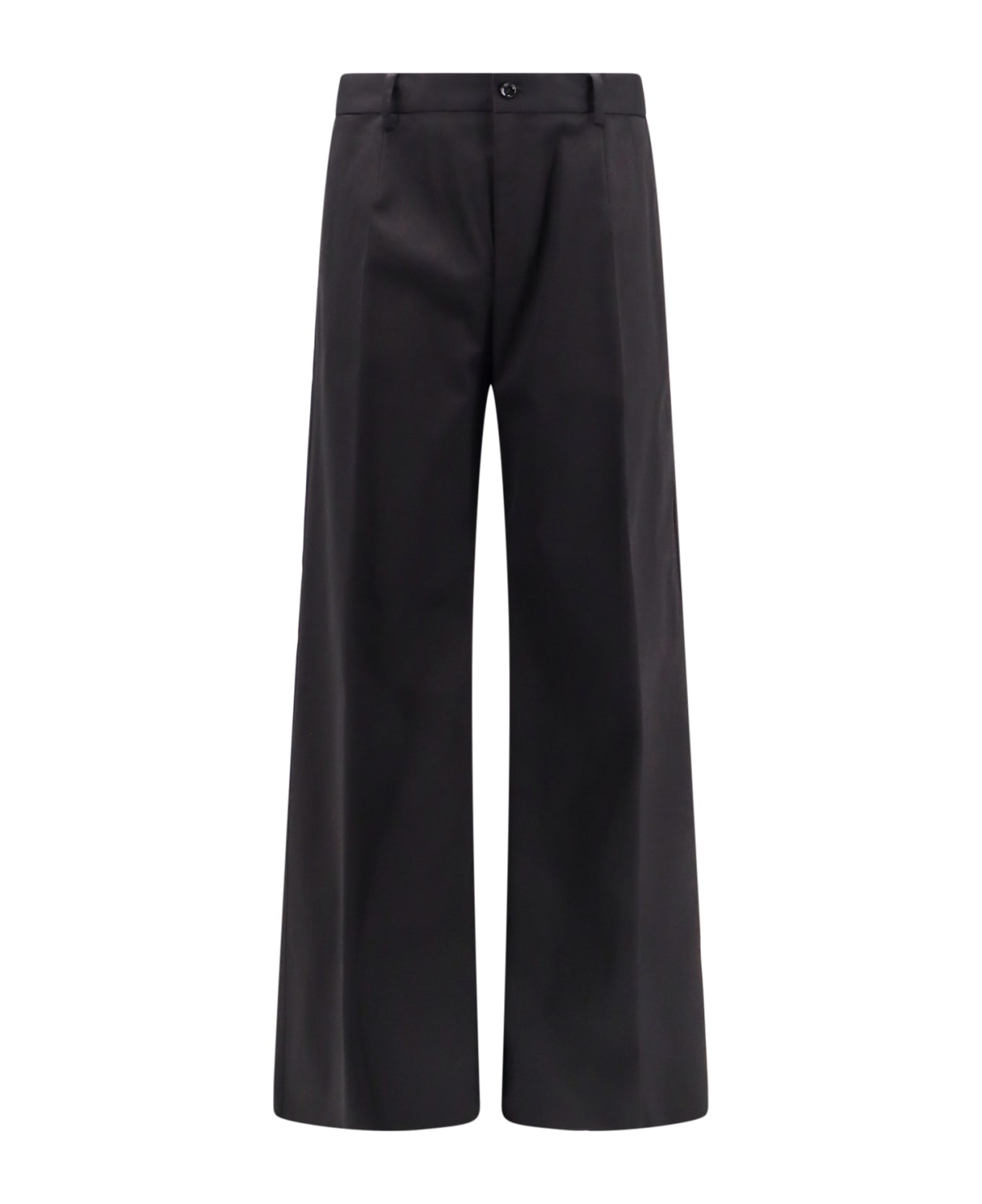 Dolce & Gabbana Look 72 Pantalone In Drill Di Cotone - Black