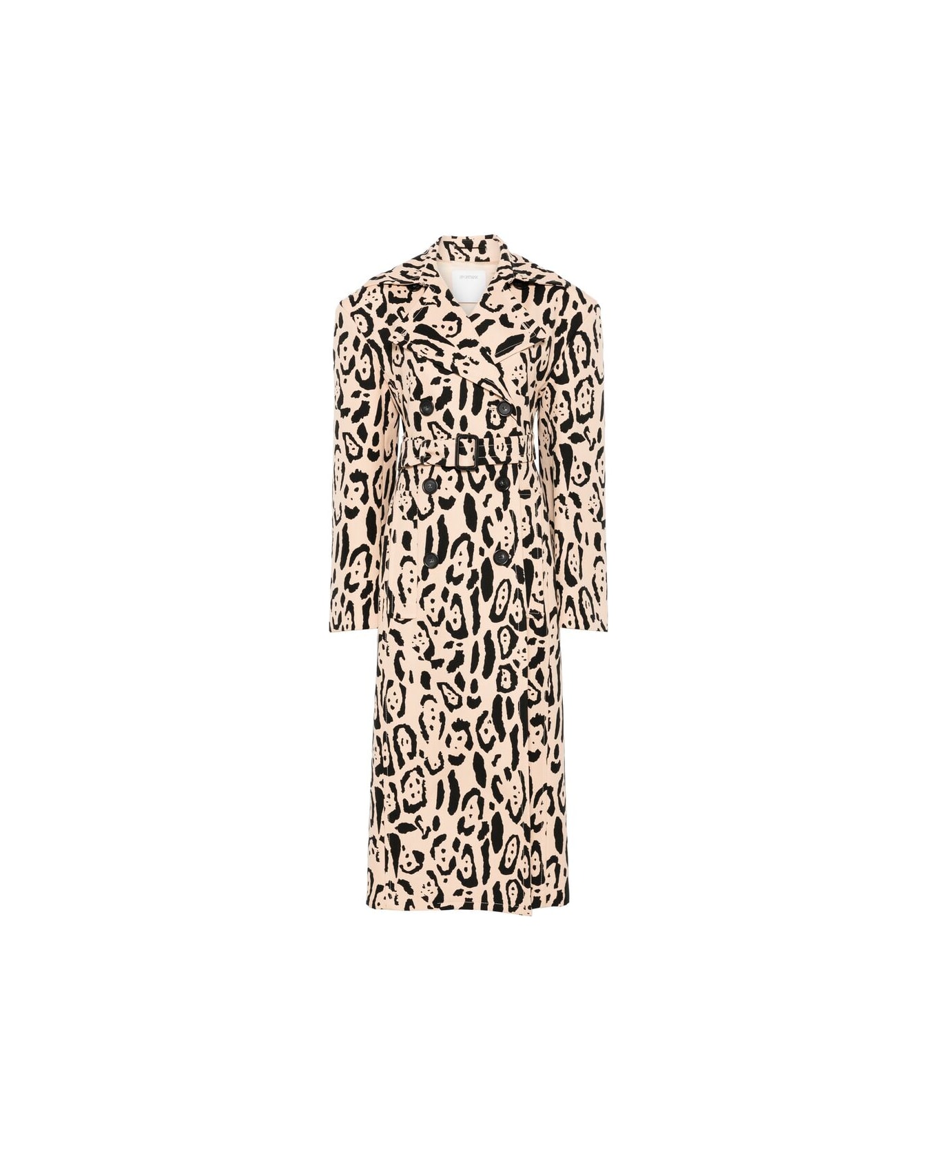 SportMax Coat - NEUTRALS/BLACK