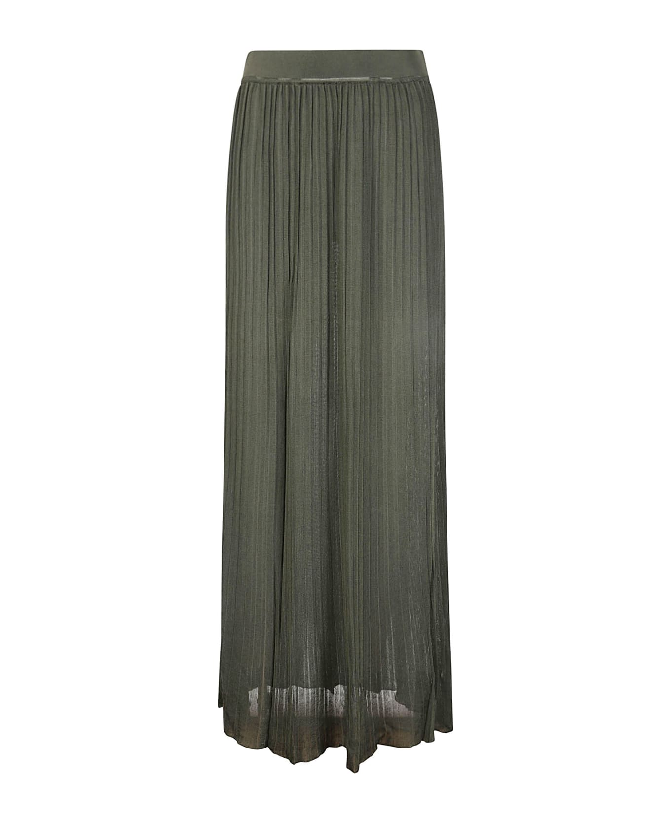 Archiviob Pleated Viscose Skirt - MILITARY スカート