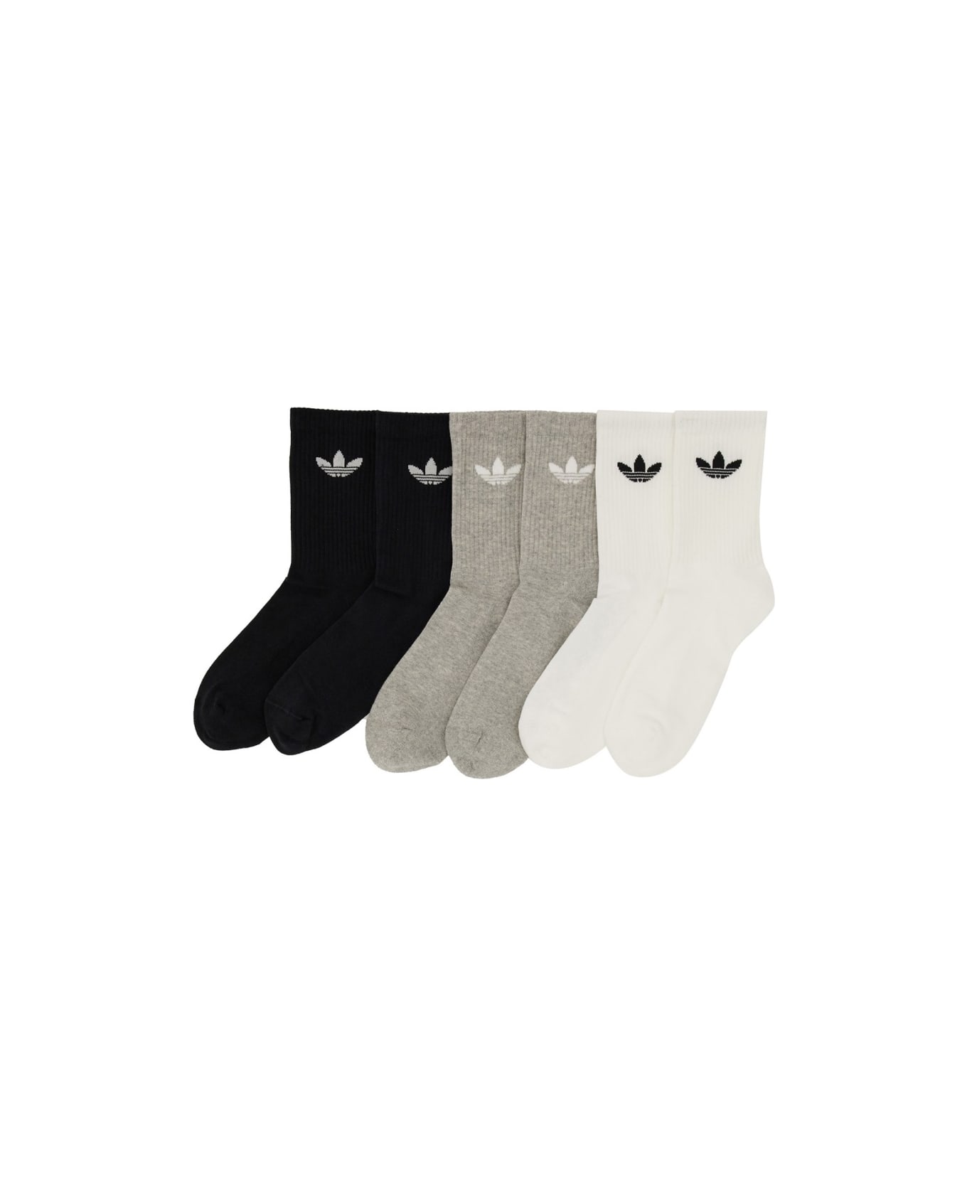 Adidas Originals Trefoil Cushion Crew Socks - MULTICOLOUR 靴下