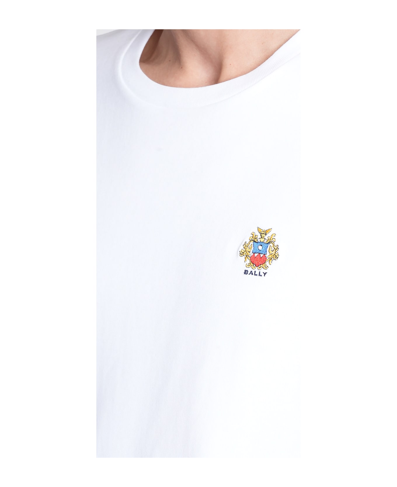 Bally T-shirt In White Cotton - white