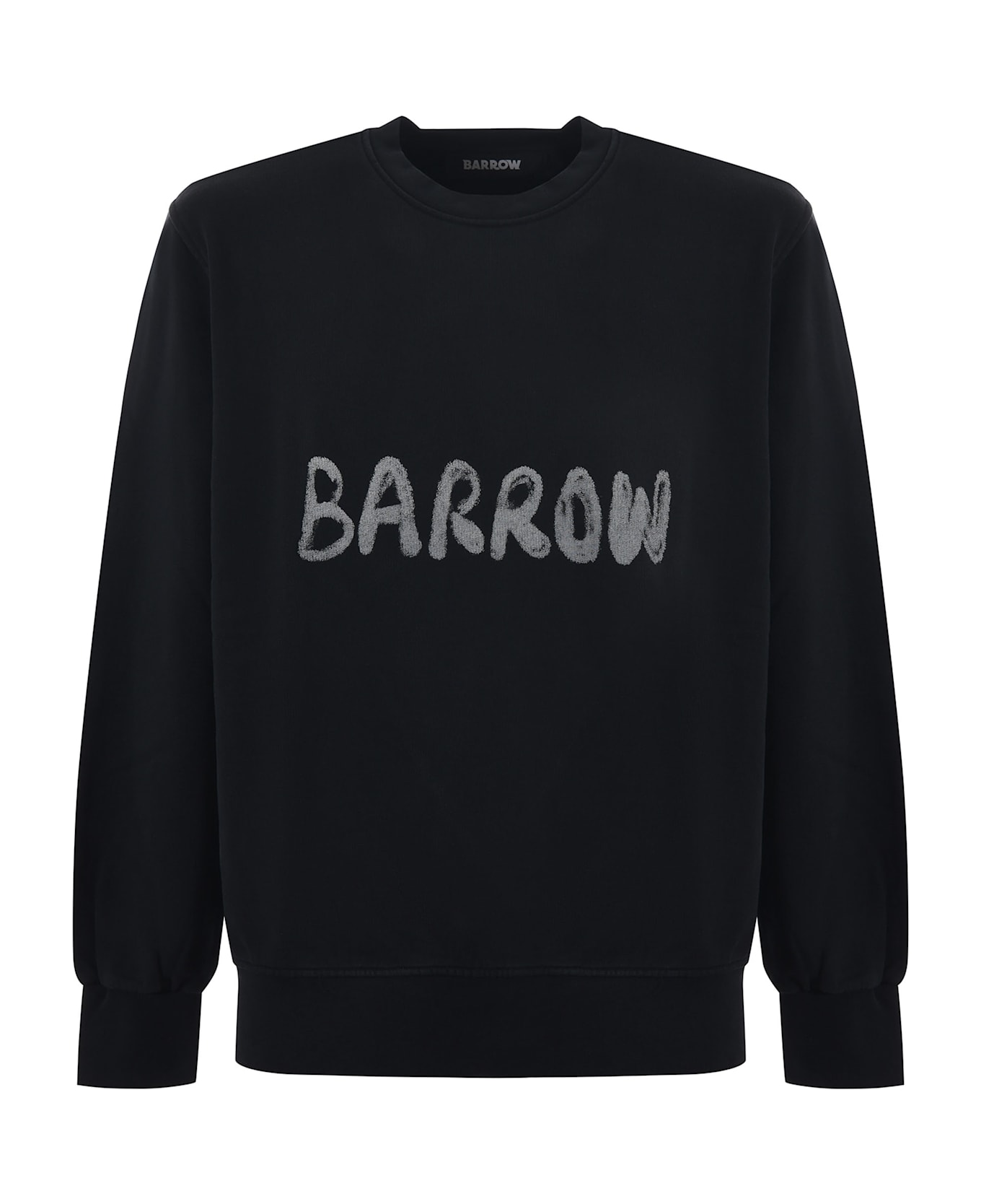 Barrow Sweatshirt In Cotton - Black