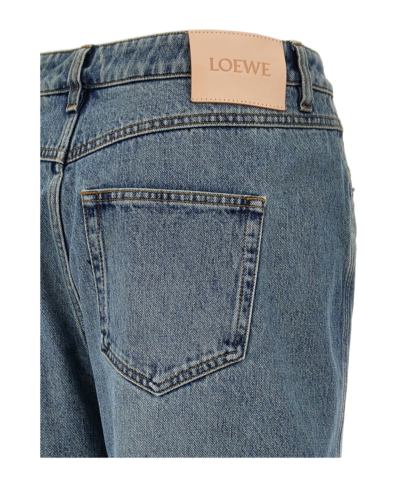 Loewe 'deconstructed' Jeans - Blue