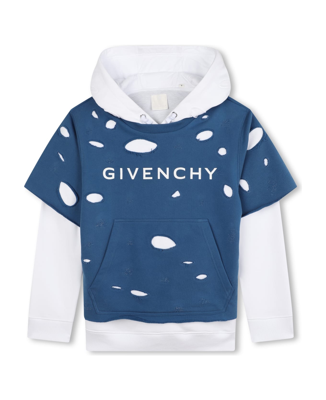 Givenchy Felpa Con Stampa - Blu