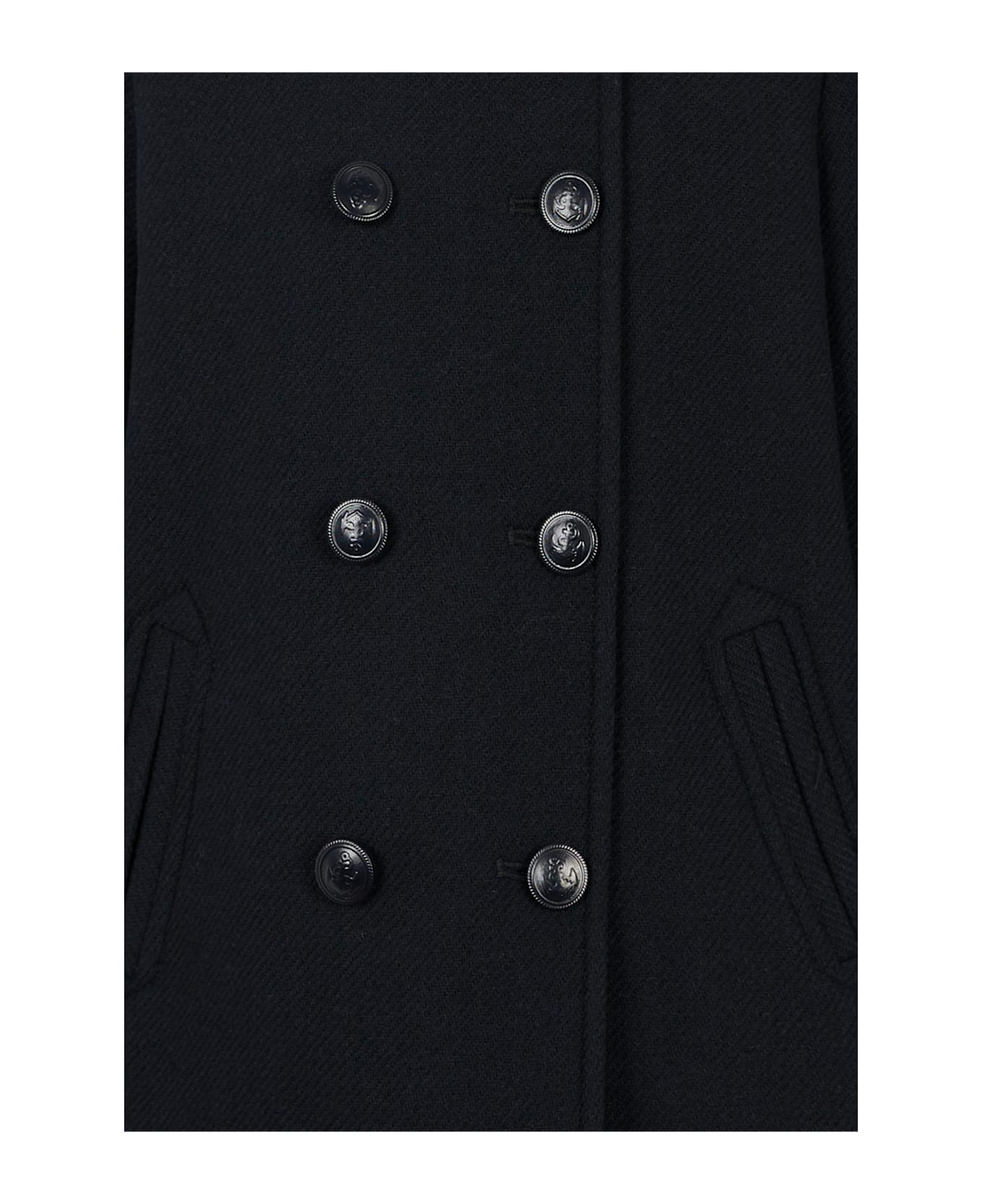Bonpoint Blue Coat For Girl - Blue
