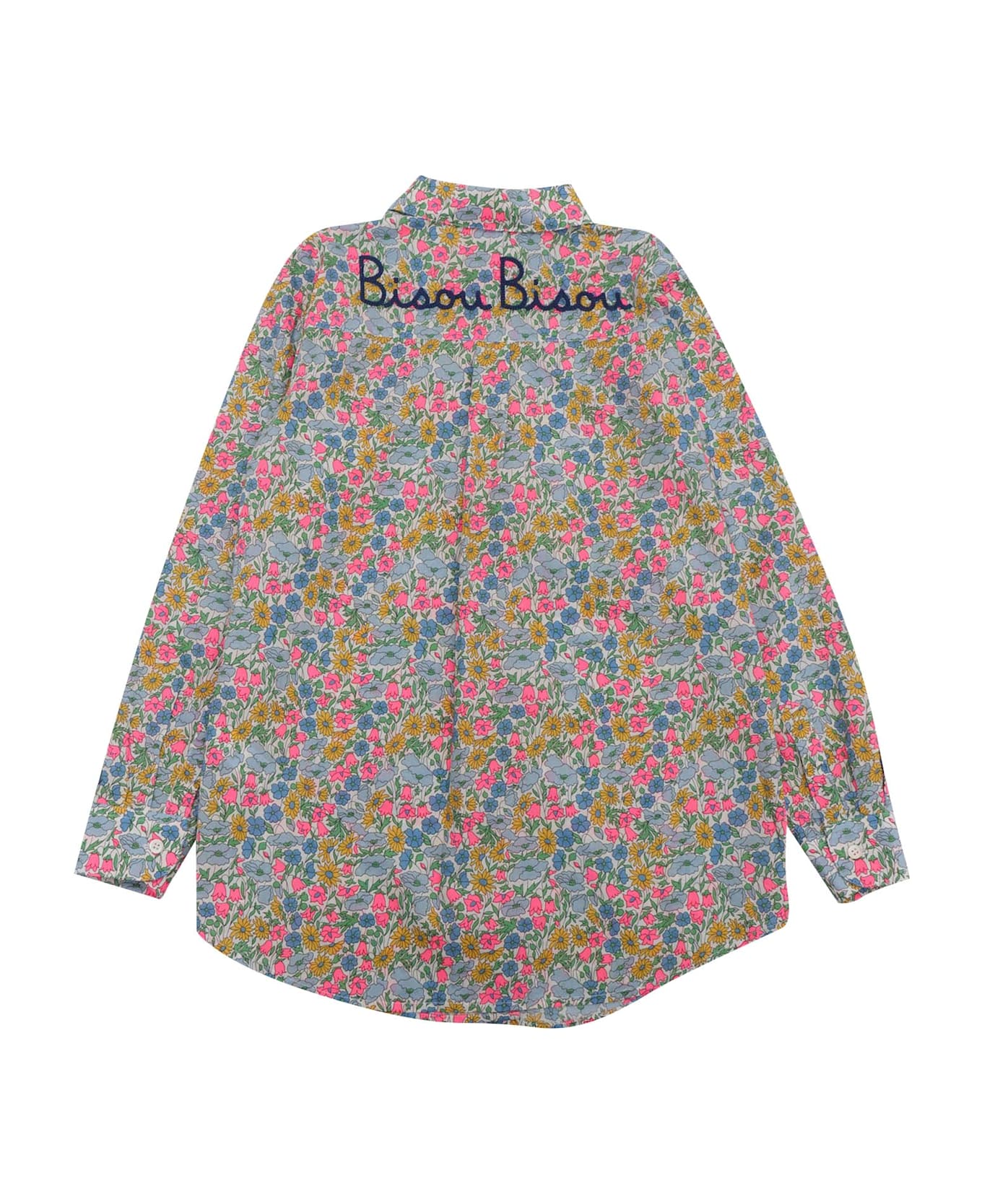 MC2 Saint Barth Girl Long Sleeves Shirt - MULTICOLOR