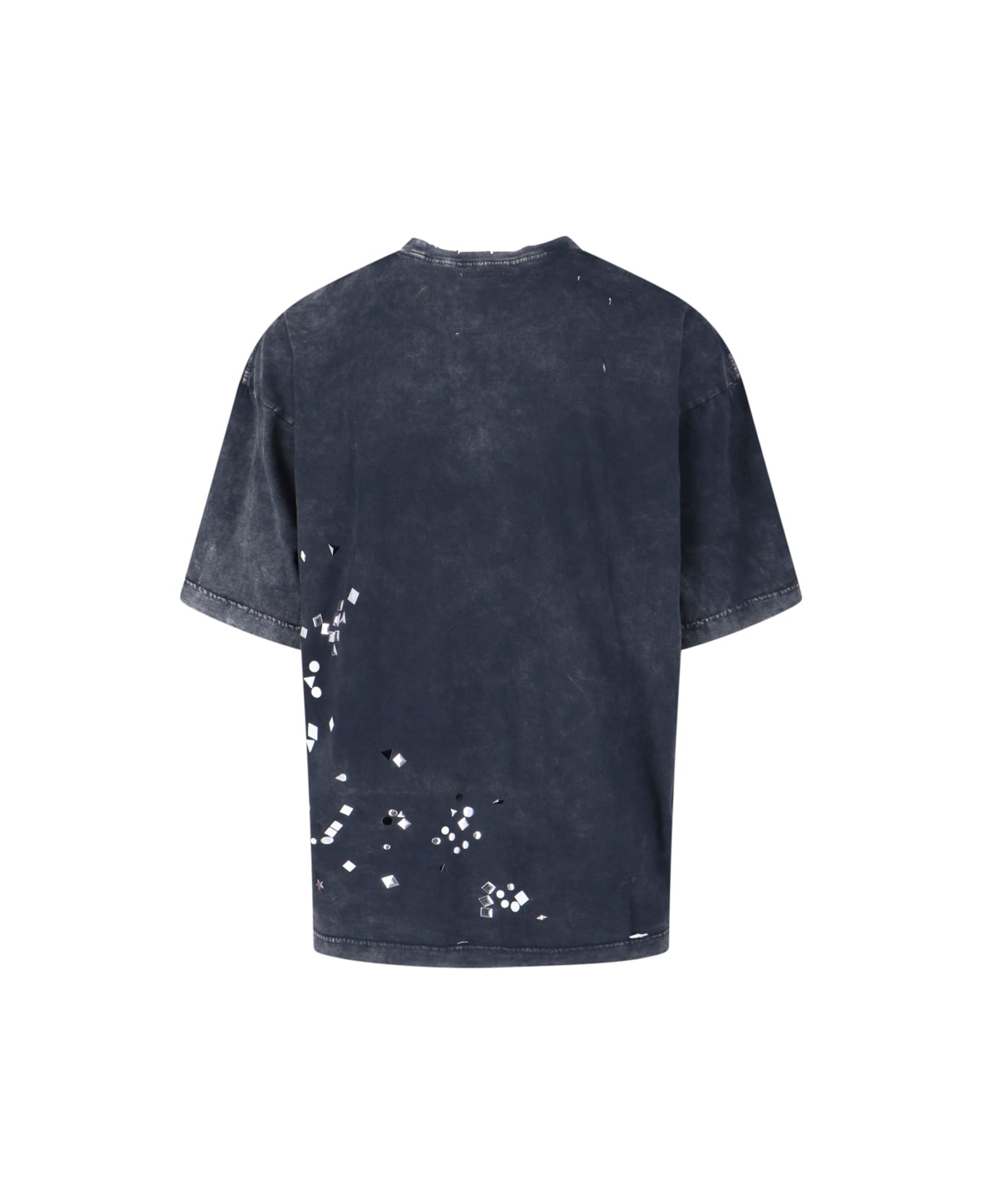 Mihara Yasuhiro Logo T-shirt With Studs - Black  