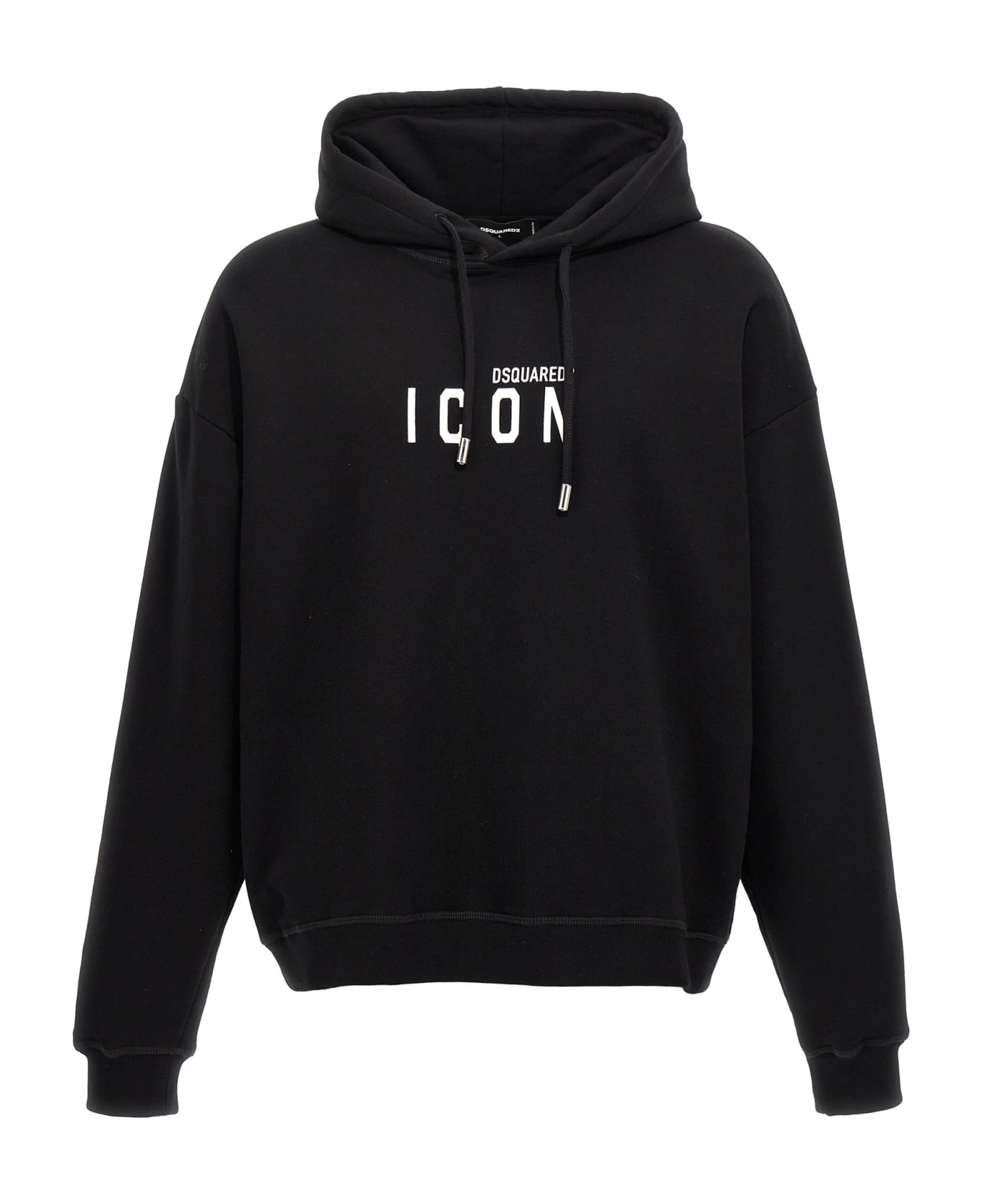 関税送料無料【D SQUARED2】Icon Hooded Sweatshirt Dsquared2 Icon New Generation cotton-blend sweatshirt for