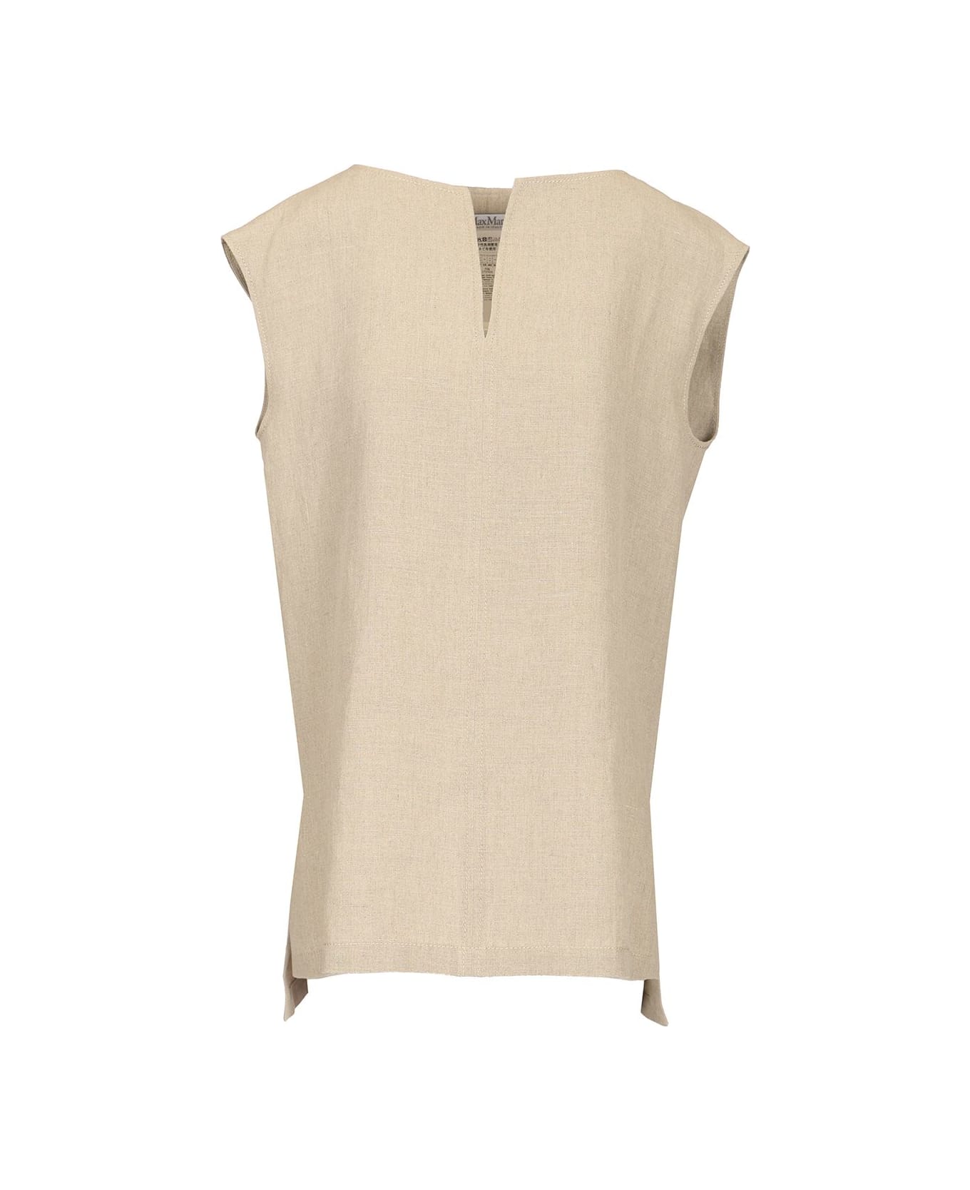 'colimbo' Linen Top - Thumbnail 2