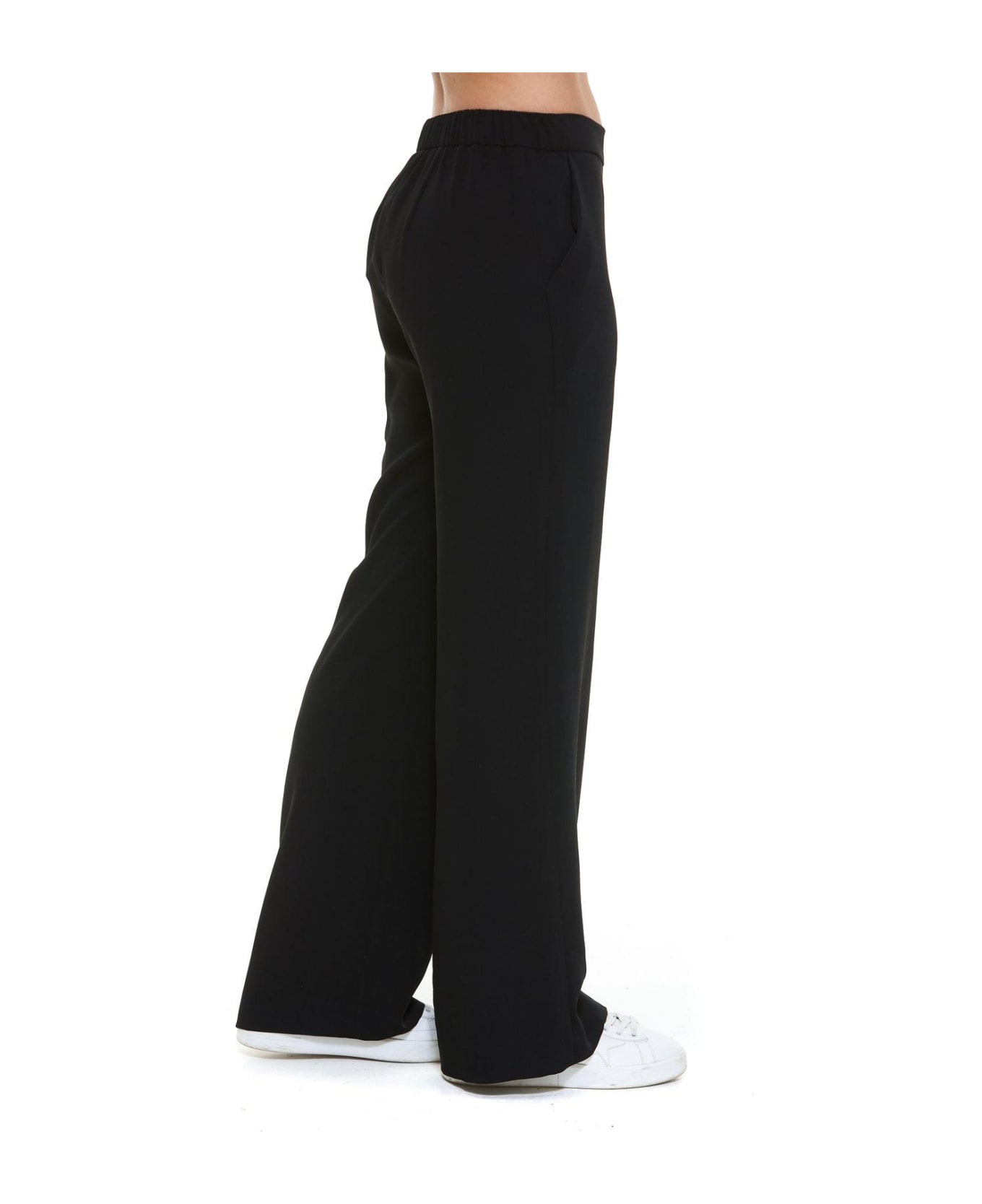 Parosh Tailored Wide-leg Pants - Nero