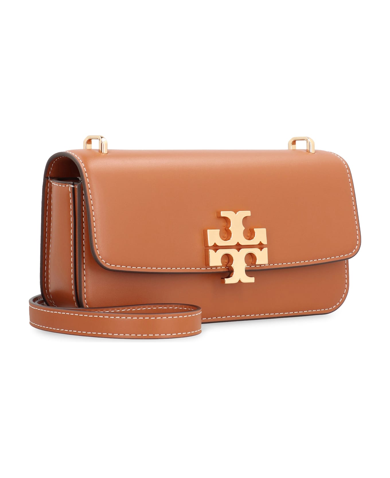 Tory Burch 
eleanor
 Small Brown Leather Crossbody Bag - Brown