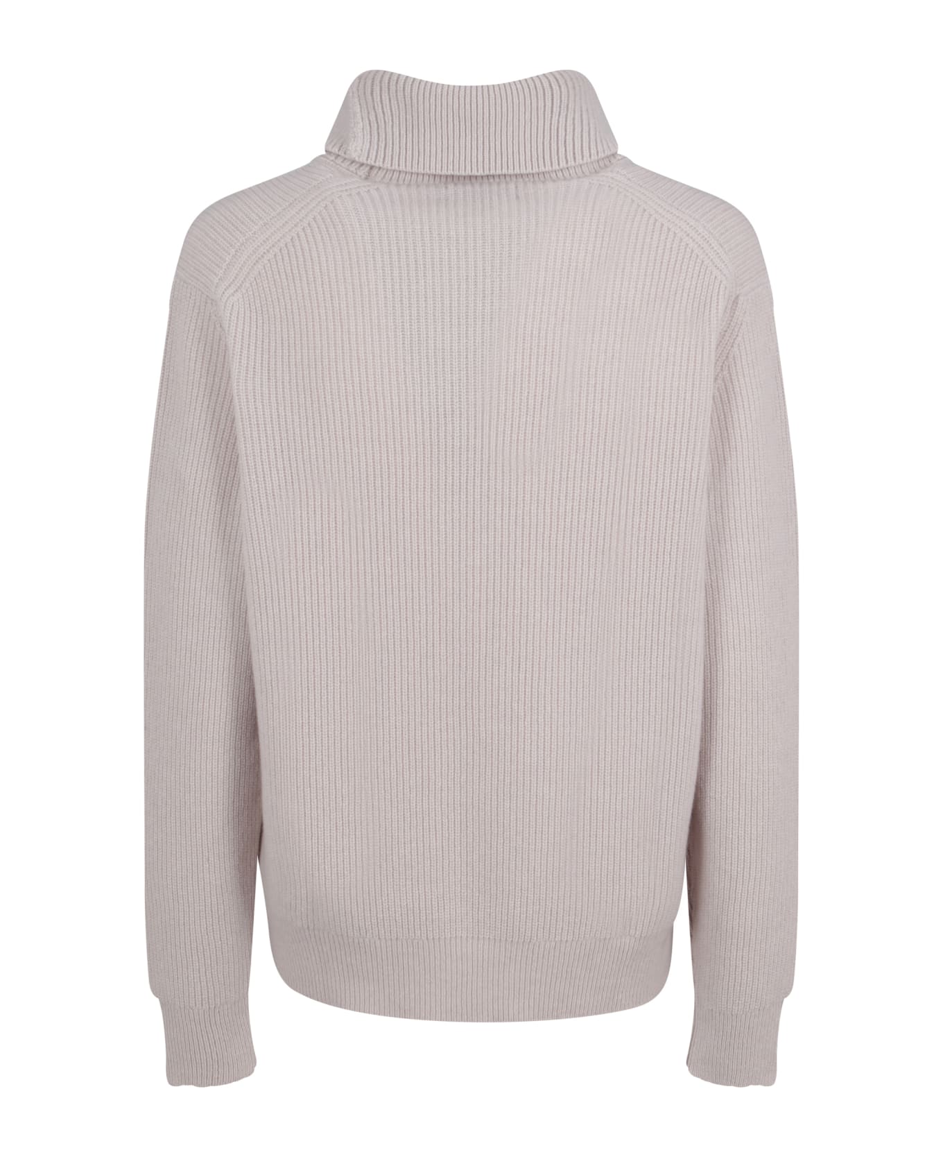 Laneus Turtleneck Sweater - Bianco Perla/pearl White