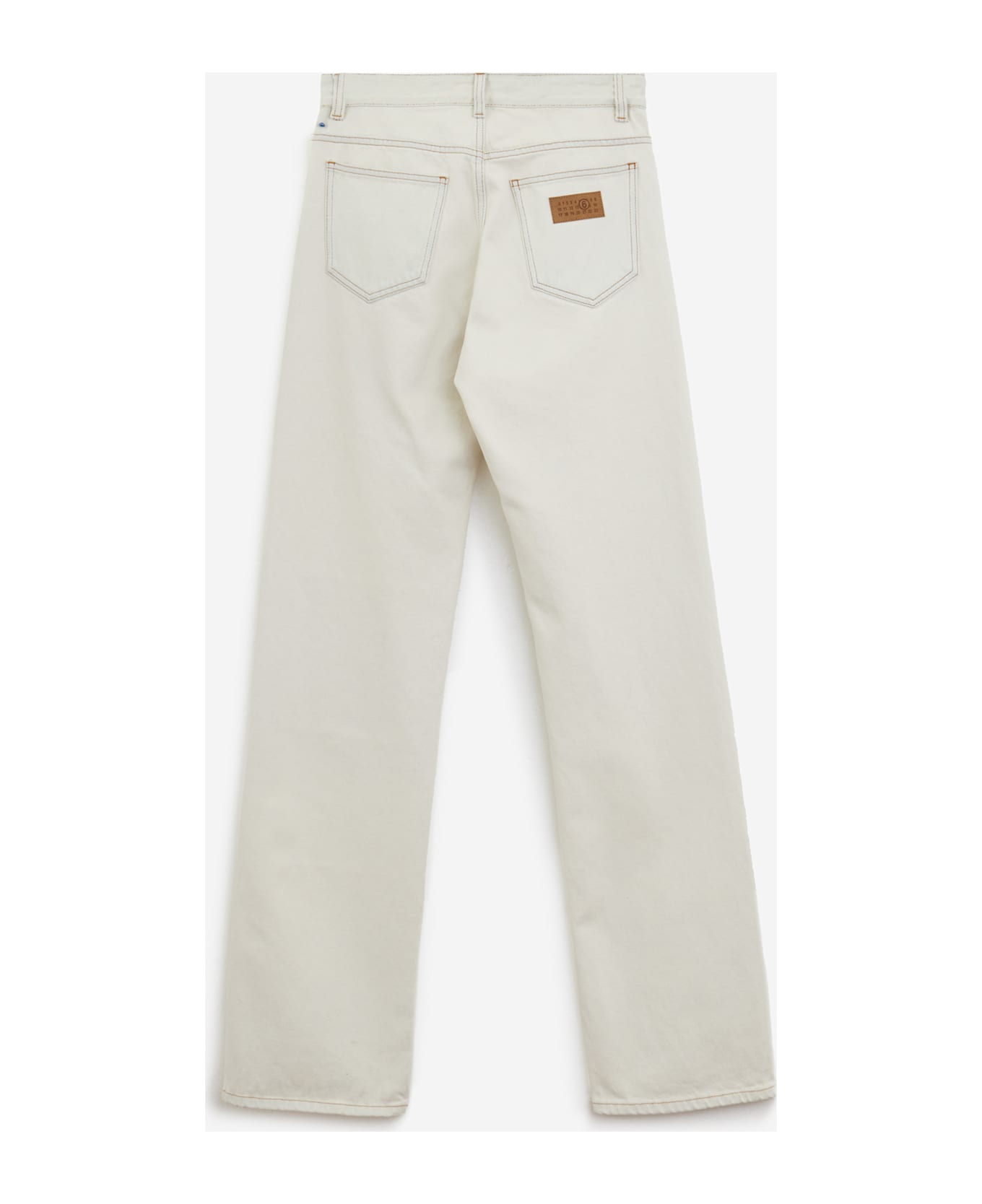 MM6 Maison Margiela 5 Pocket Jeans - cream