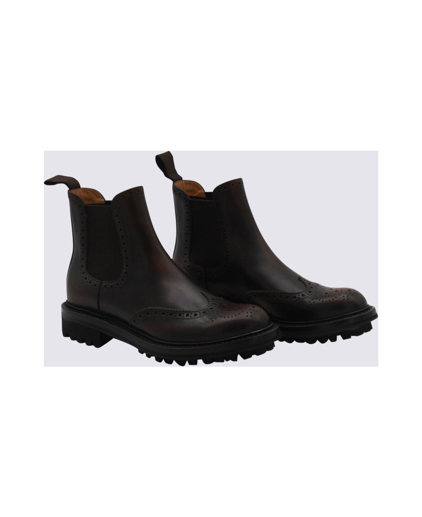 Church
s Black Boots - BURNT