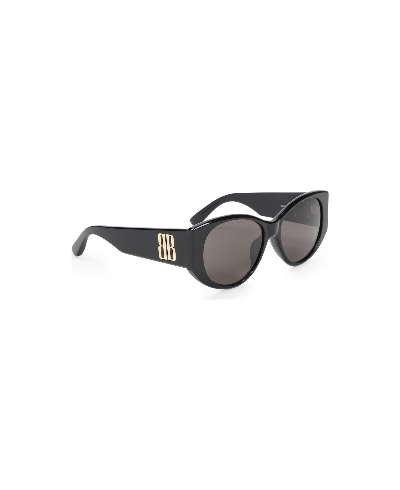Balenciaga Nano Round Sunglasses - Black