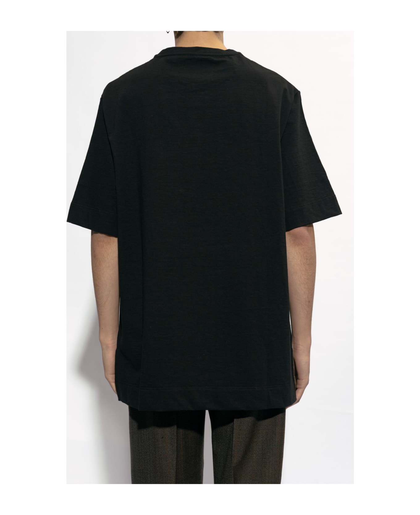 Jil Sander Cotton T-shirt - BLACK