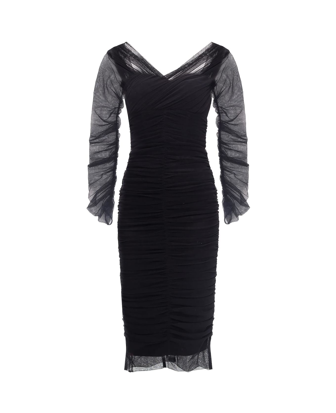 Dolce & Gabbana Tulle Dress - Black