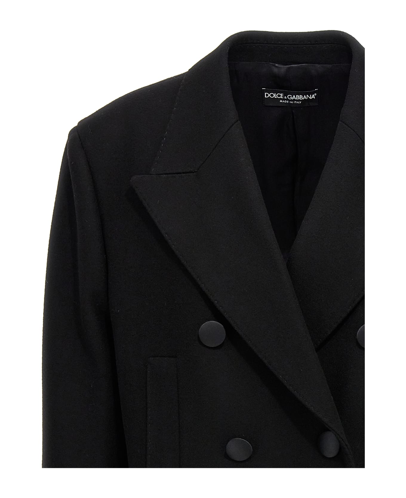 Dolce & Gabbana 'peacoat' Coat - Black  