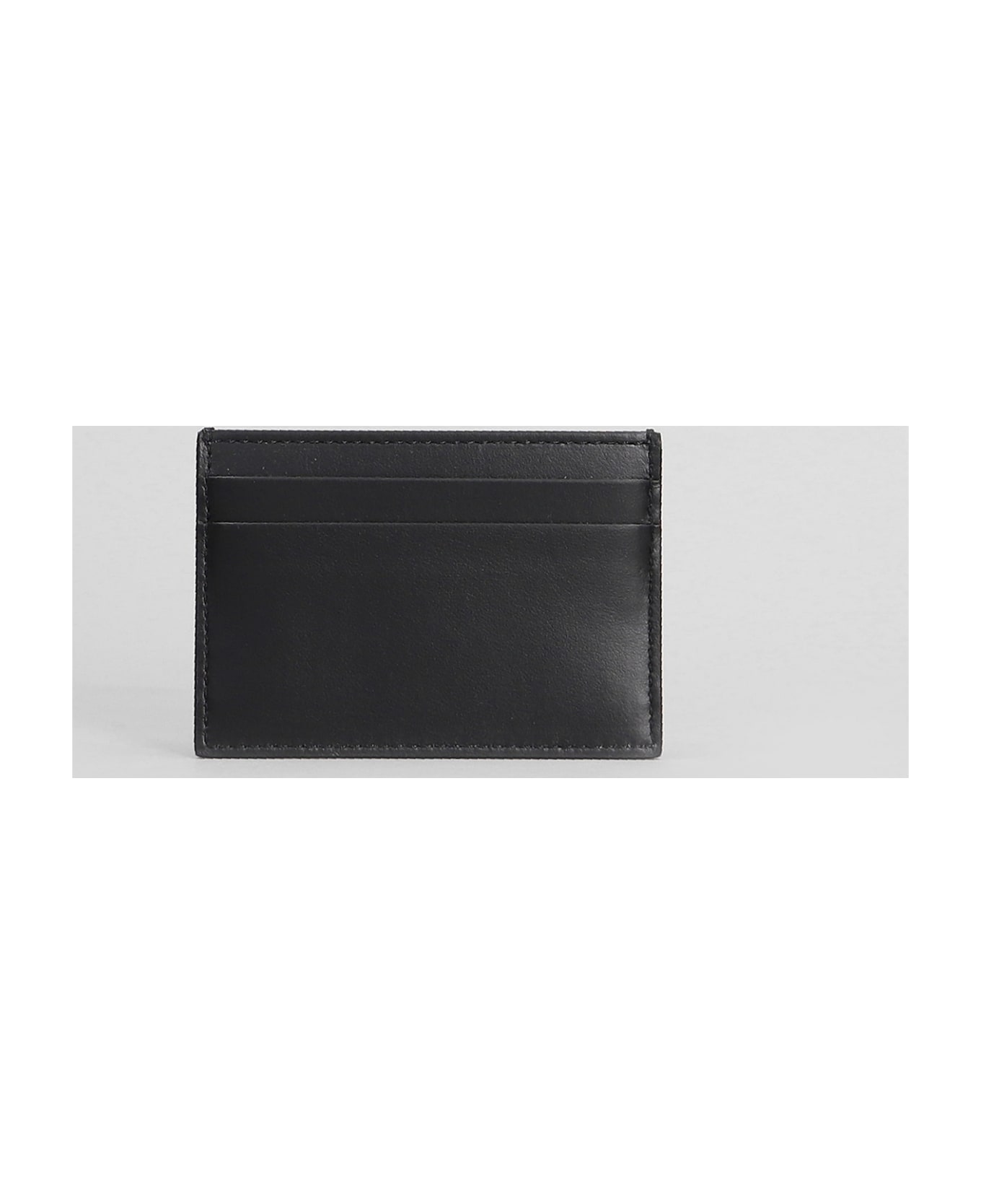 Off-White Wallet In Black Leather - BLACK WHITE