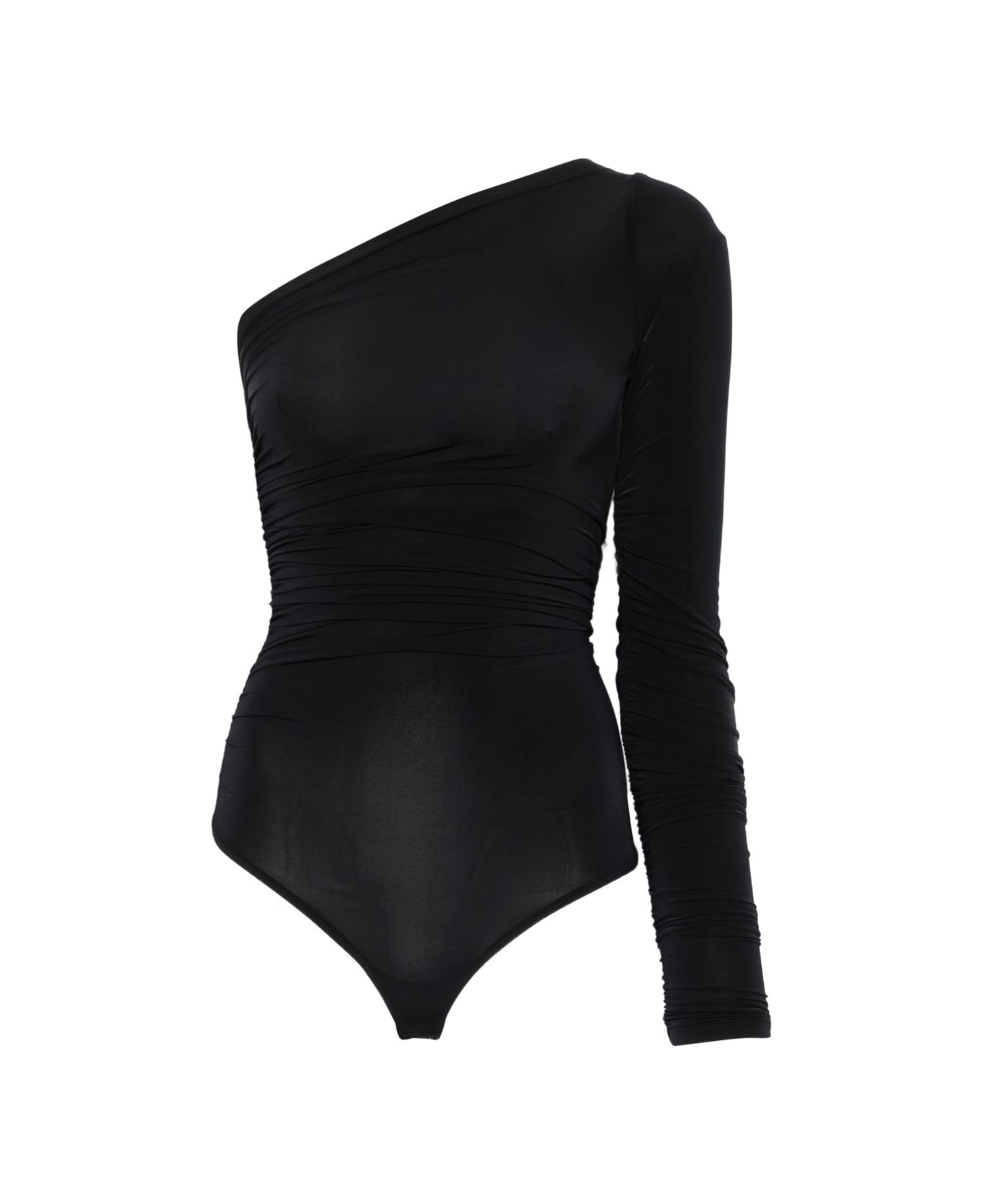 Wolford One-shoulder Bodysuit - Black
