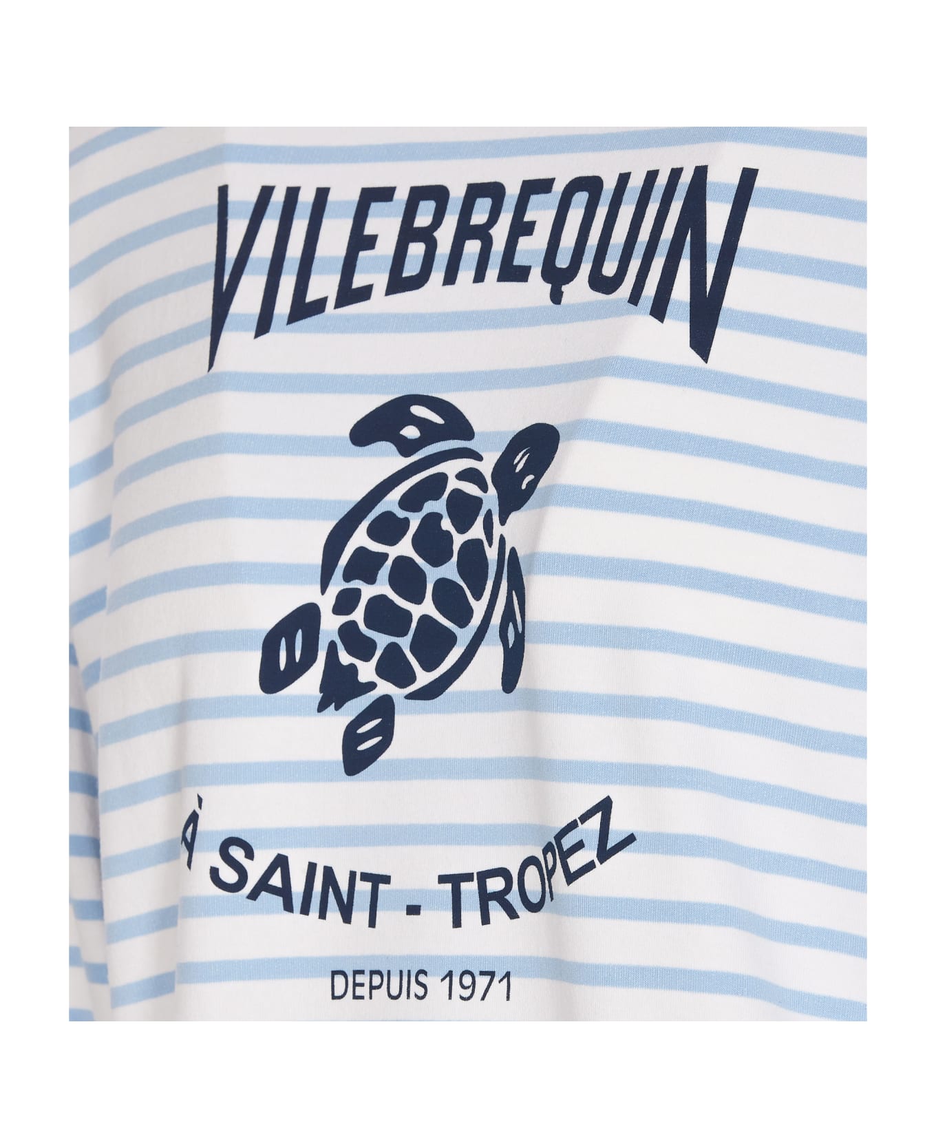 Vilebrequin Turtle Logo Longsleeves T-shirt - Blue