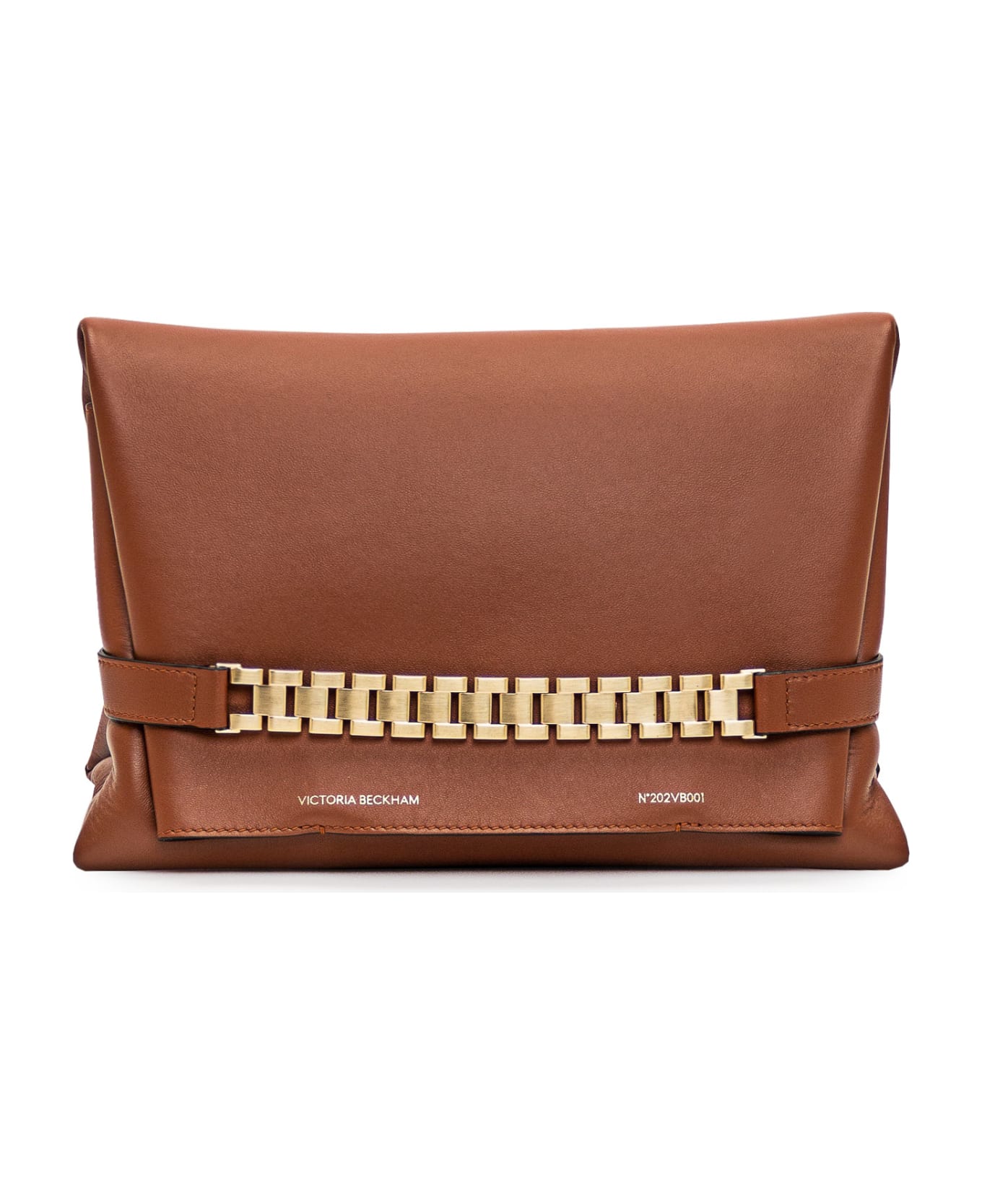 Victoria Beckham Chain Pouch Bag - RUSSET