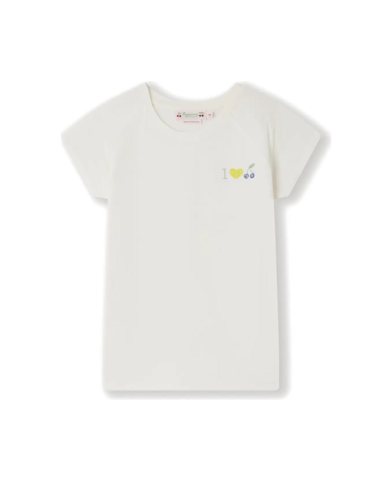 Bonpoint Milk White Asmae T-shirt - White