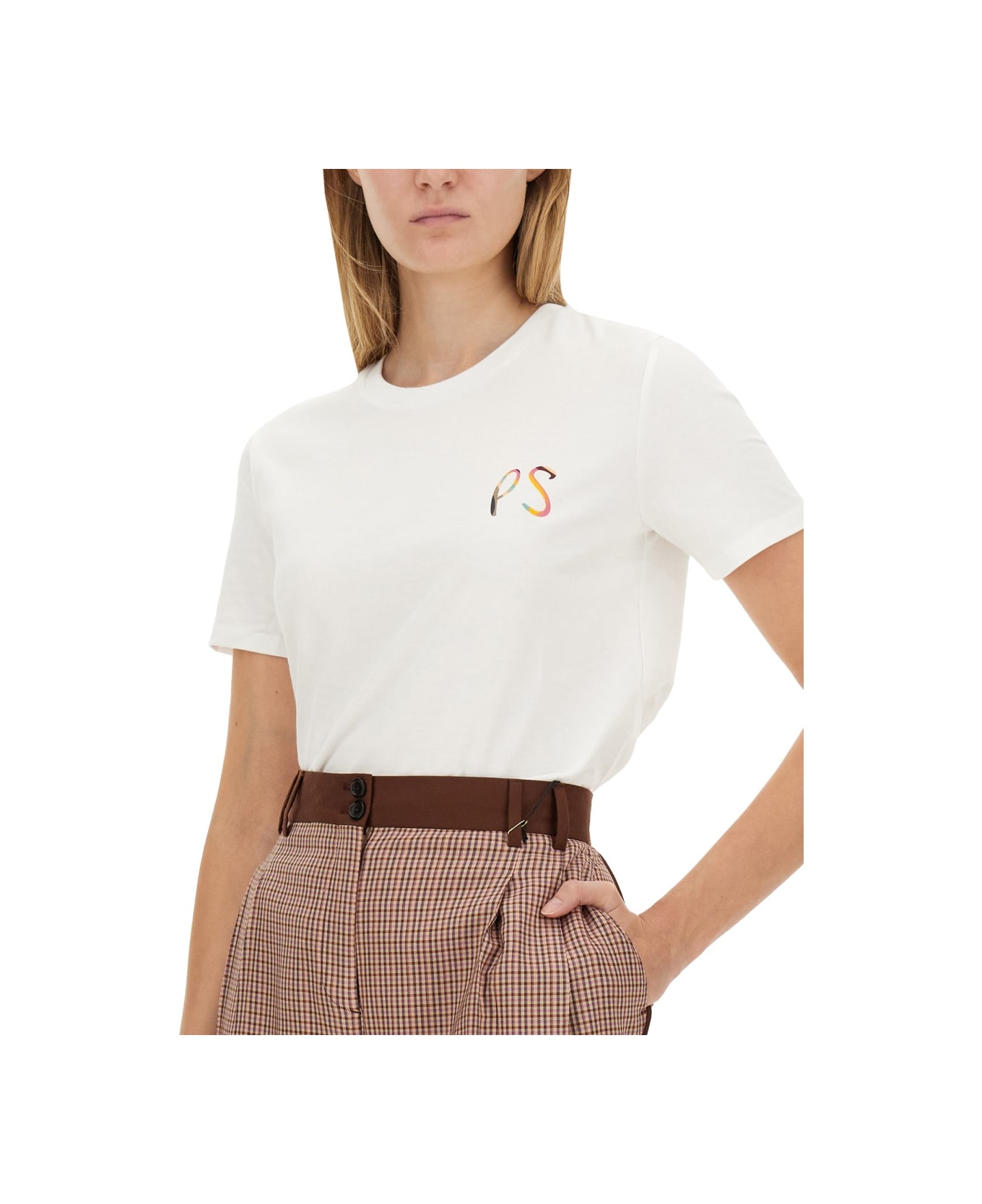PS by Paul Smith T-shirt With Logo - WHITE