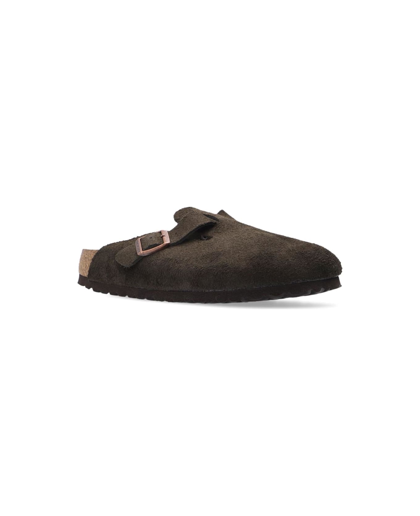 Birkenstock 'boston Bs' Slides - Brown