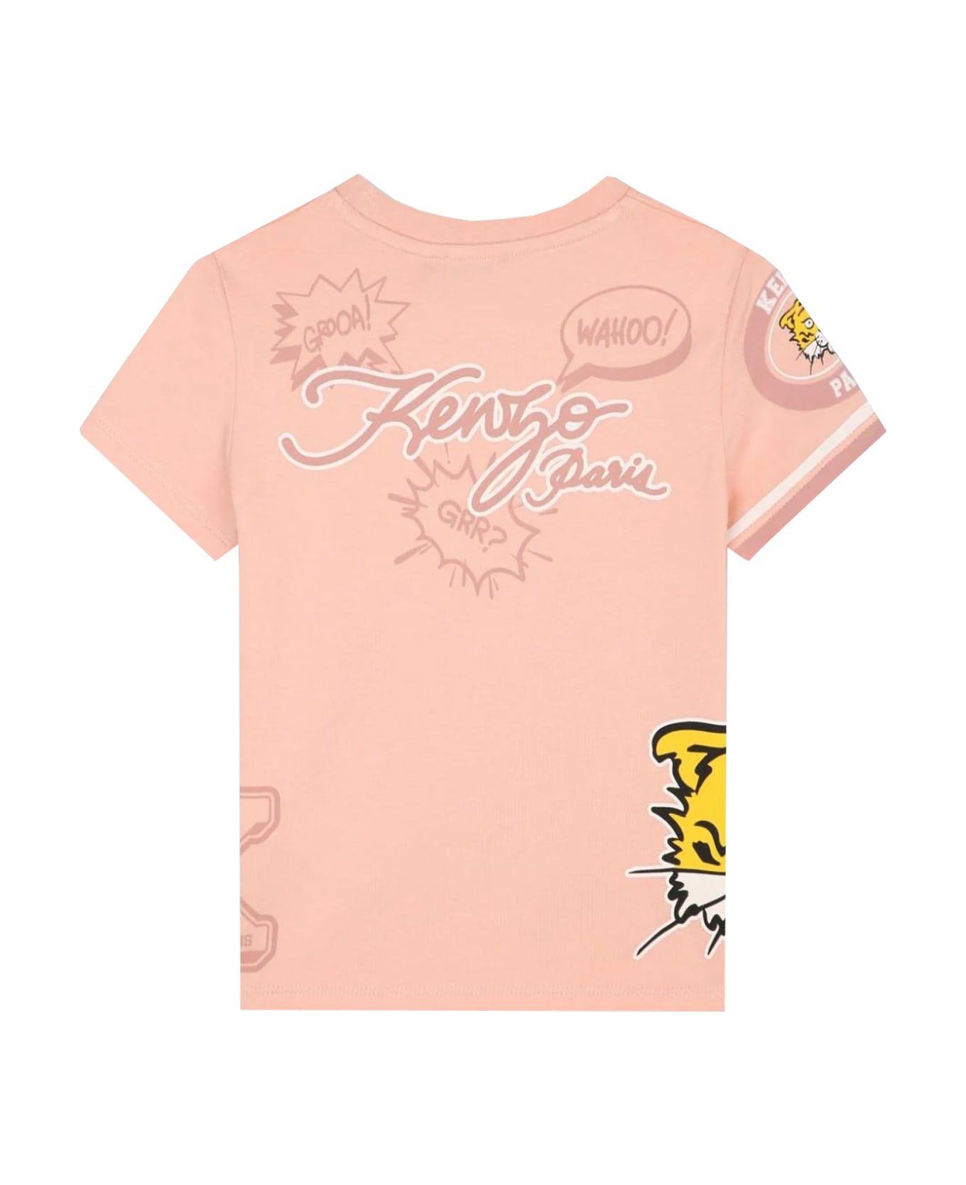 Kenzo Printed T-shirt - Rose Tシャツ＆ポロシャツ