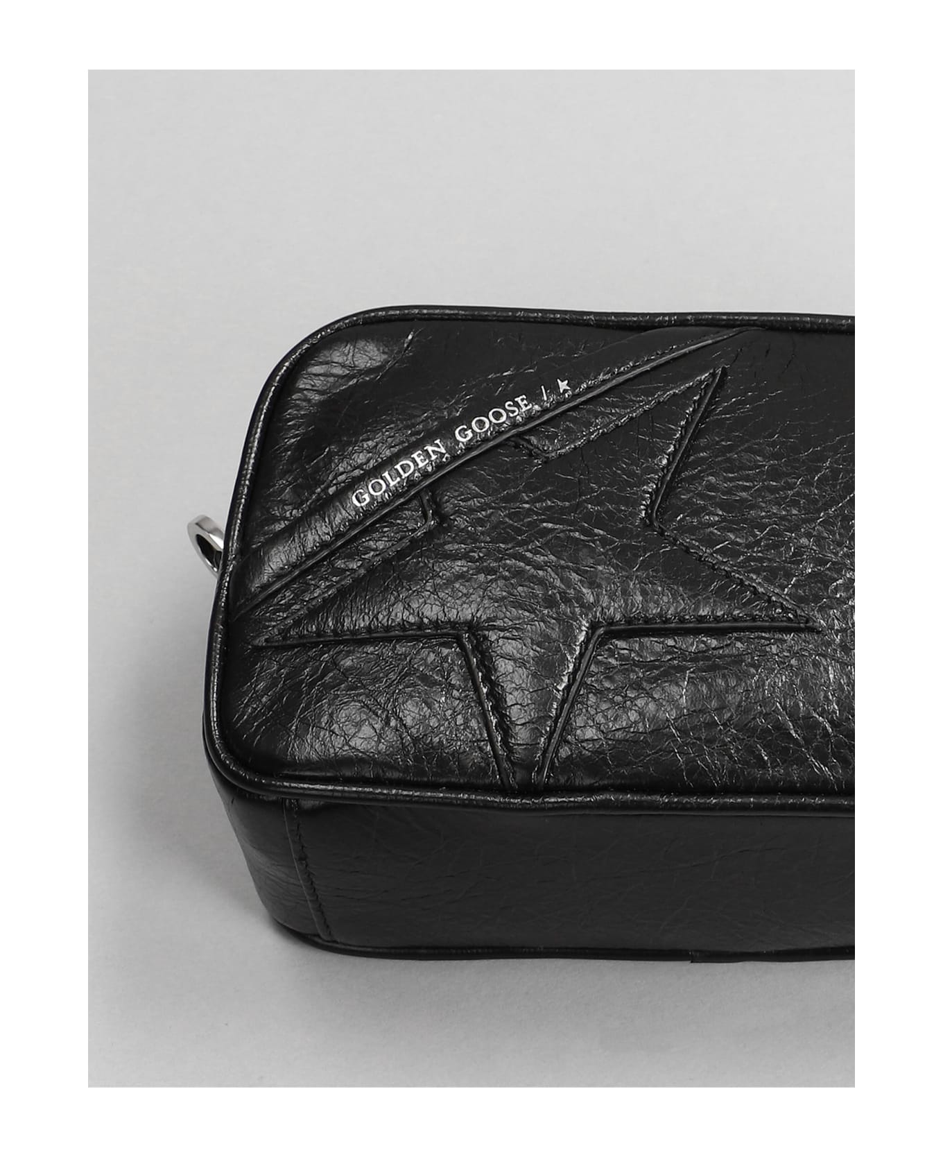 Golden Goose Mini Star Bag Shoulder Bag In Black Leather - black