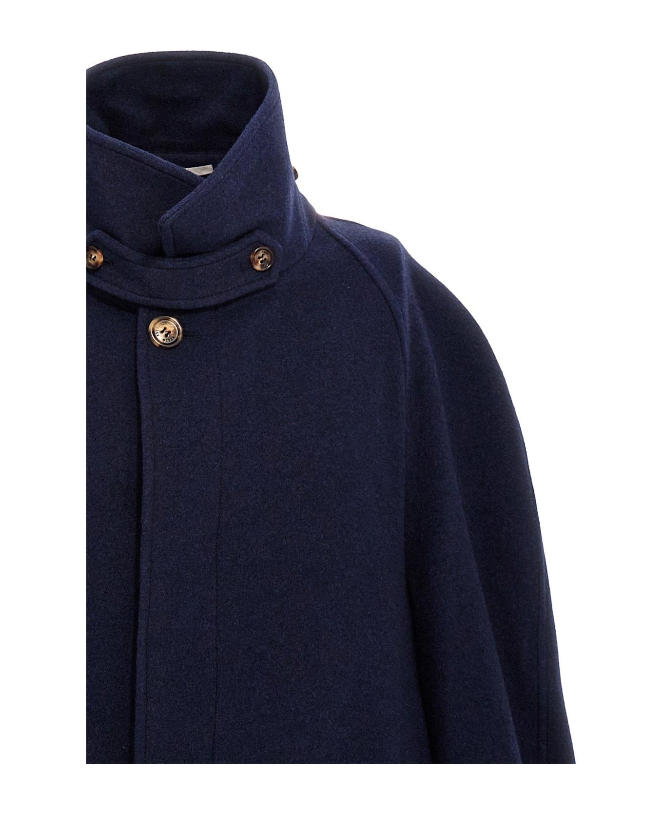 Brunello Cucinelli Single-breasted Coat - Blue コート