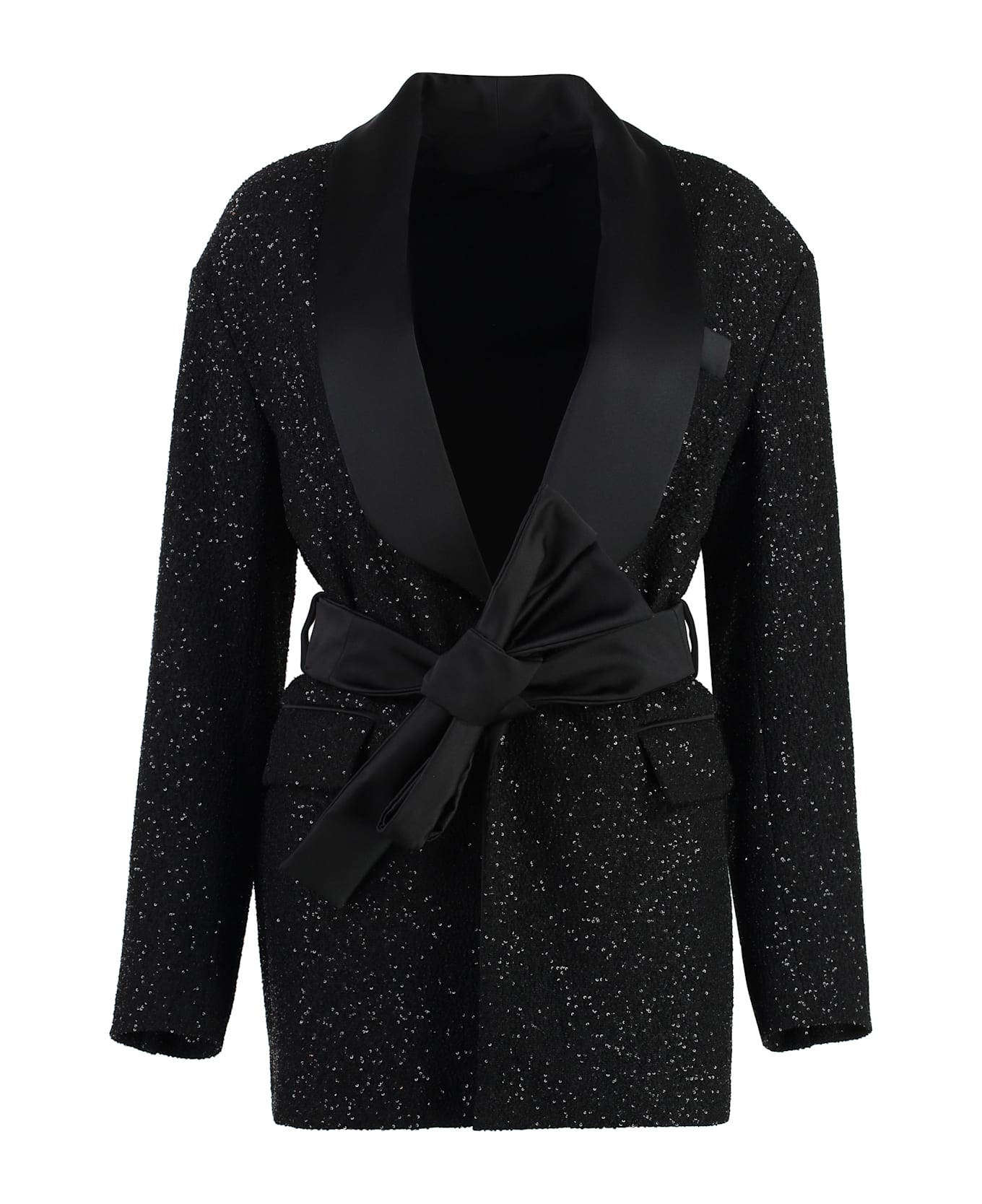 Max Mara Pau Sequin Blazer - black ブレザー