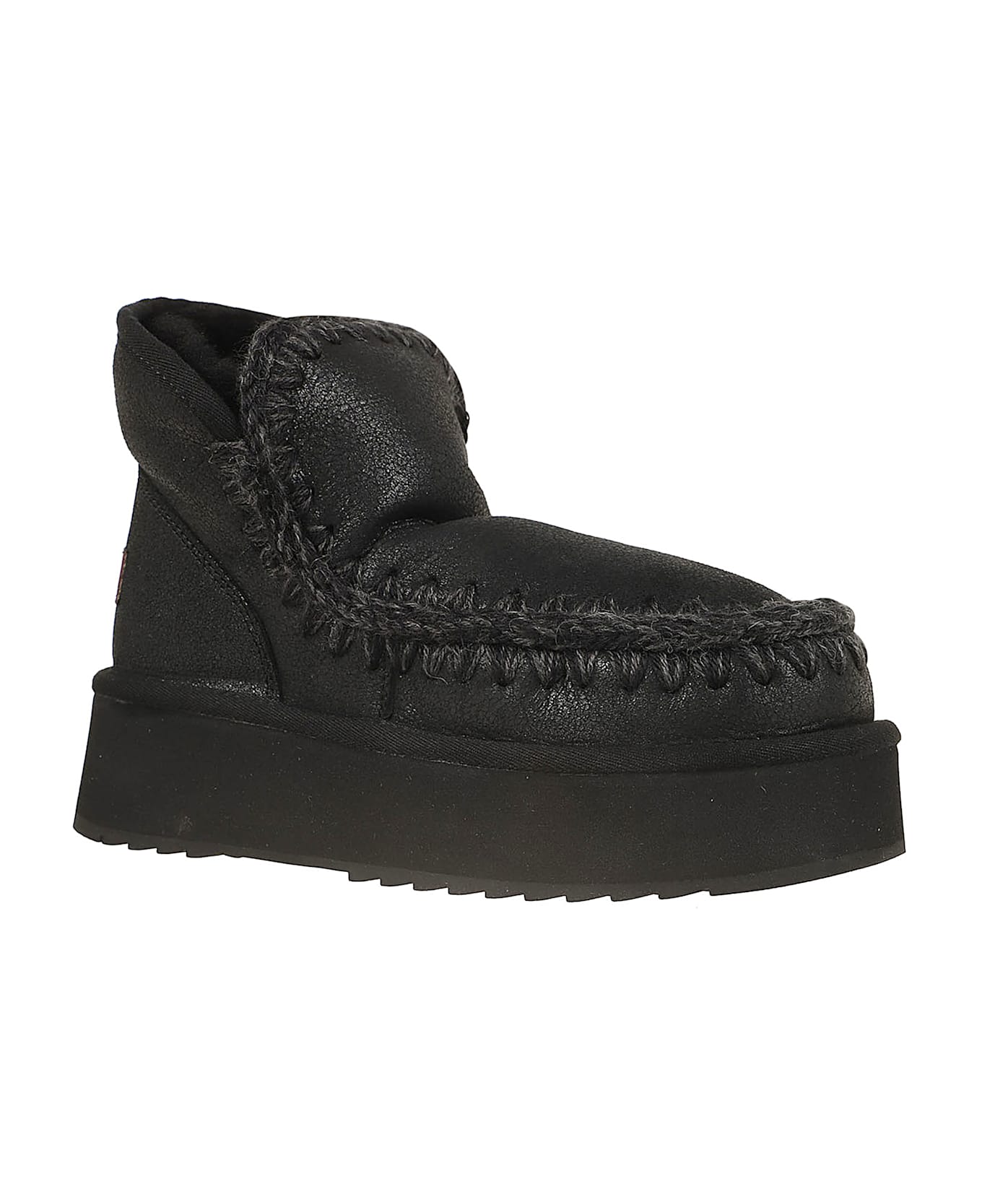 Mou Mini Eskimo Platform Boot - Cbk Black Grey